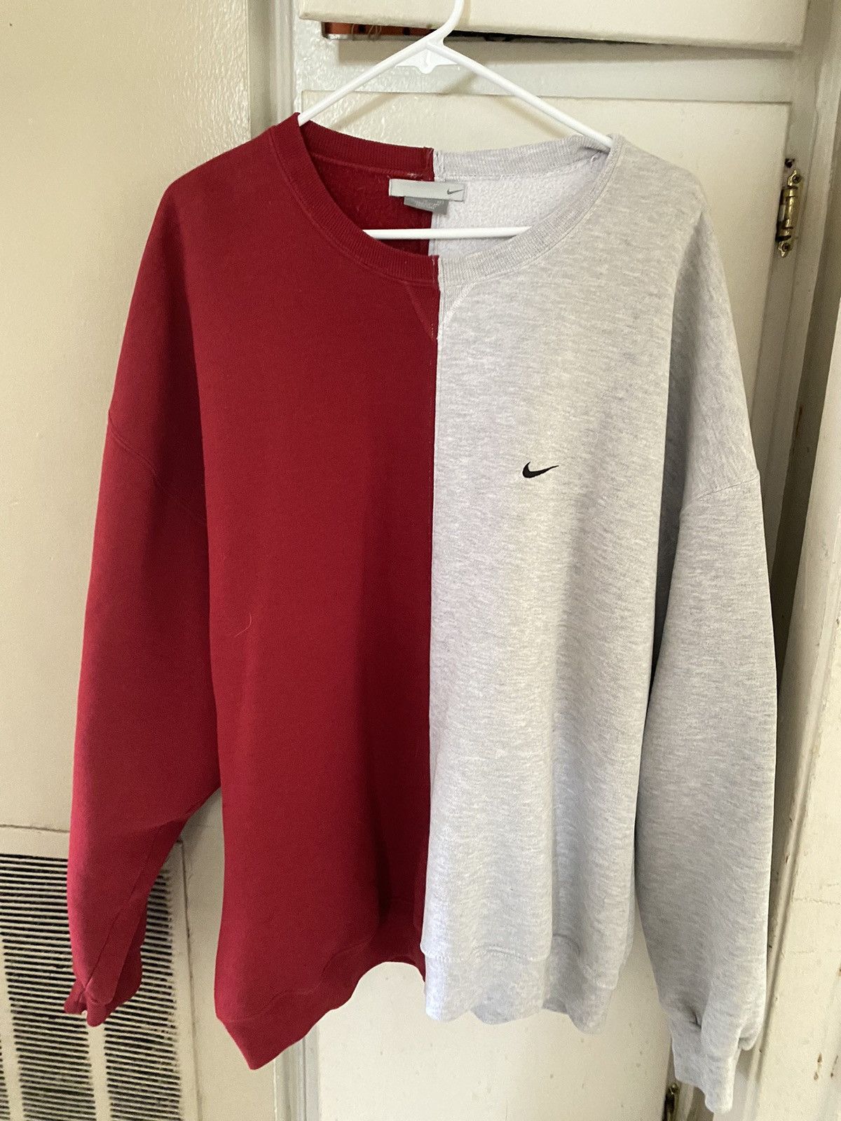 Nike Half & Half Nike Sweater Size US XL / EU 56 / 4 - 6 Thumbnail