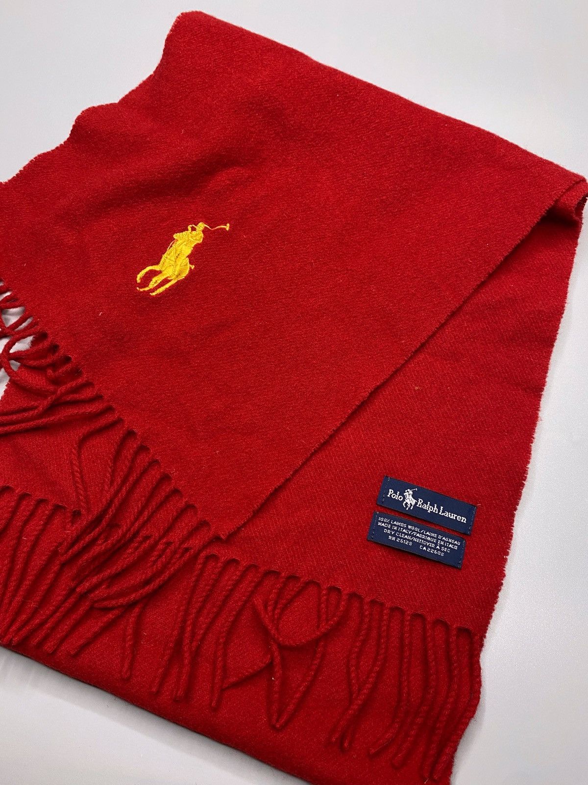 Polo Ralph Lauren × Vintage POLO RALPH LAUREN SCARF MUFFLER WOOL Size ONE SIZE - 3 Thumbnail