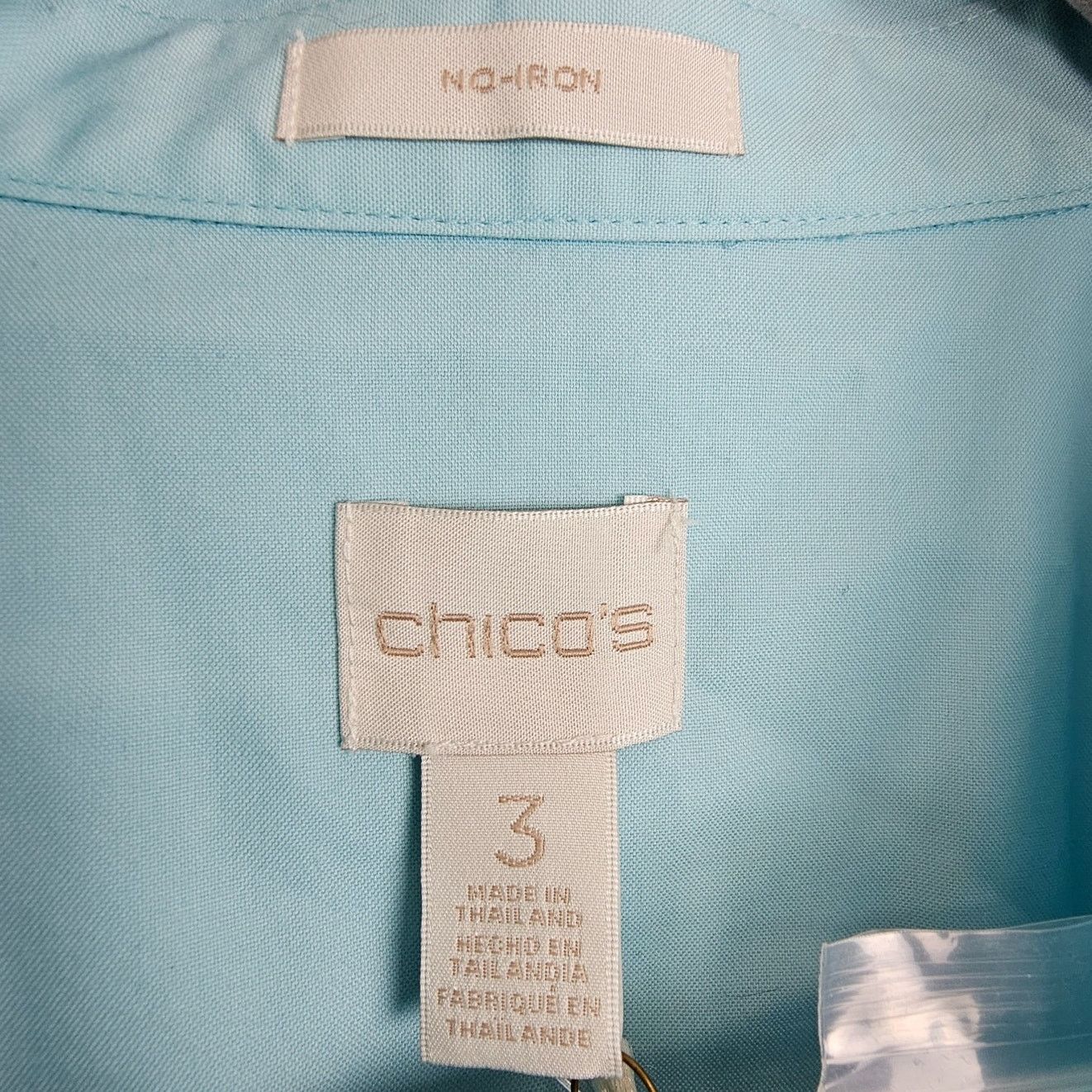 Chicos Chicos Women Lenae Effortless Cotton Shirt XL Coastal Gandma Size XL / US 12-14 / IT 48-50 - 6 Thumbnail