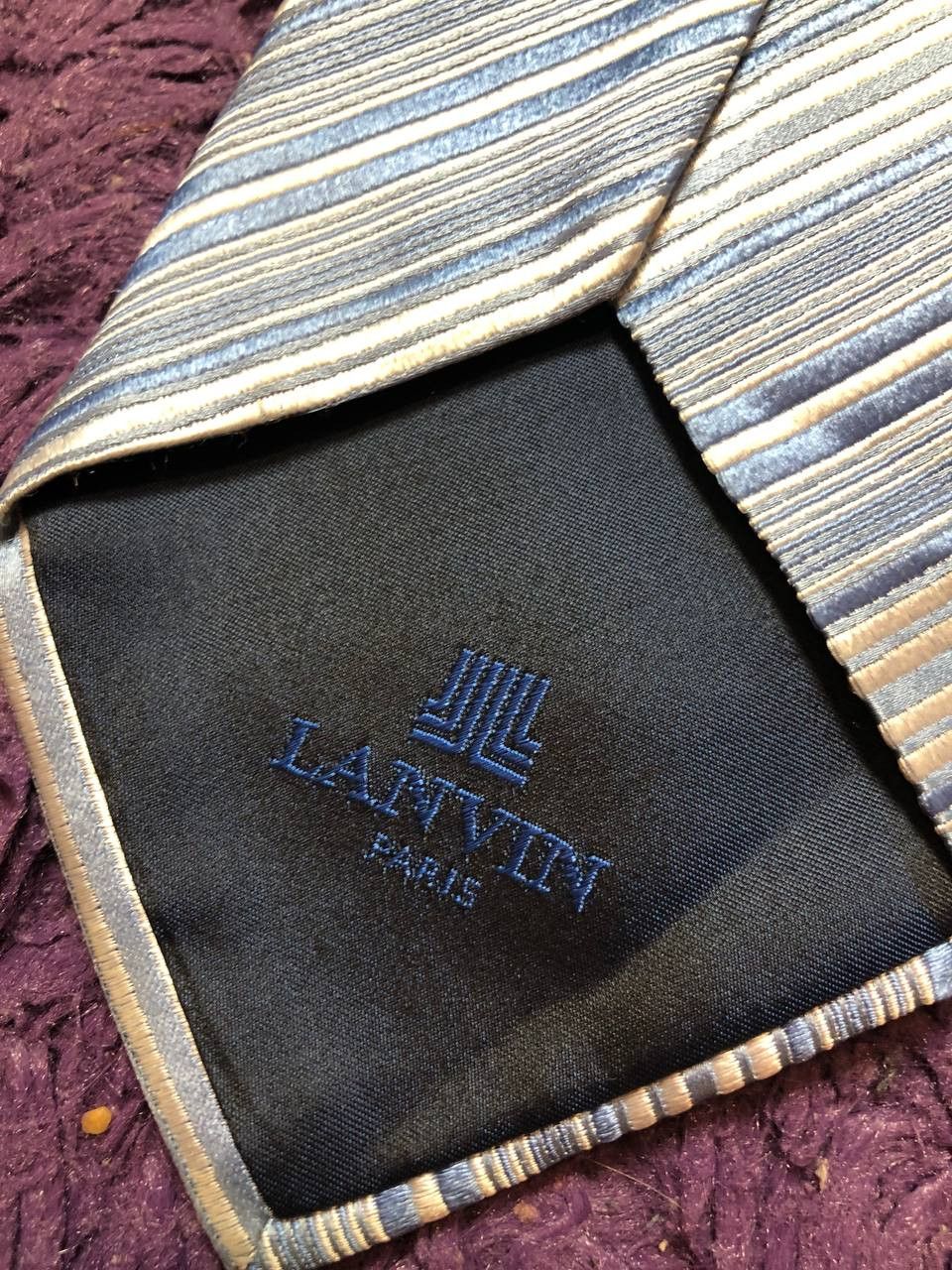 Lanvin Lanvin Tie Silk 00s Y2K Size ONE SIZE - 6 Thumbnail