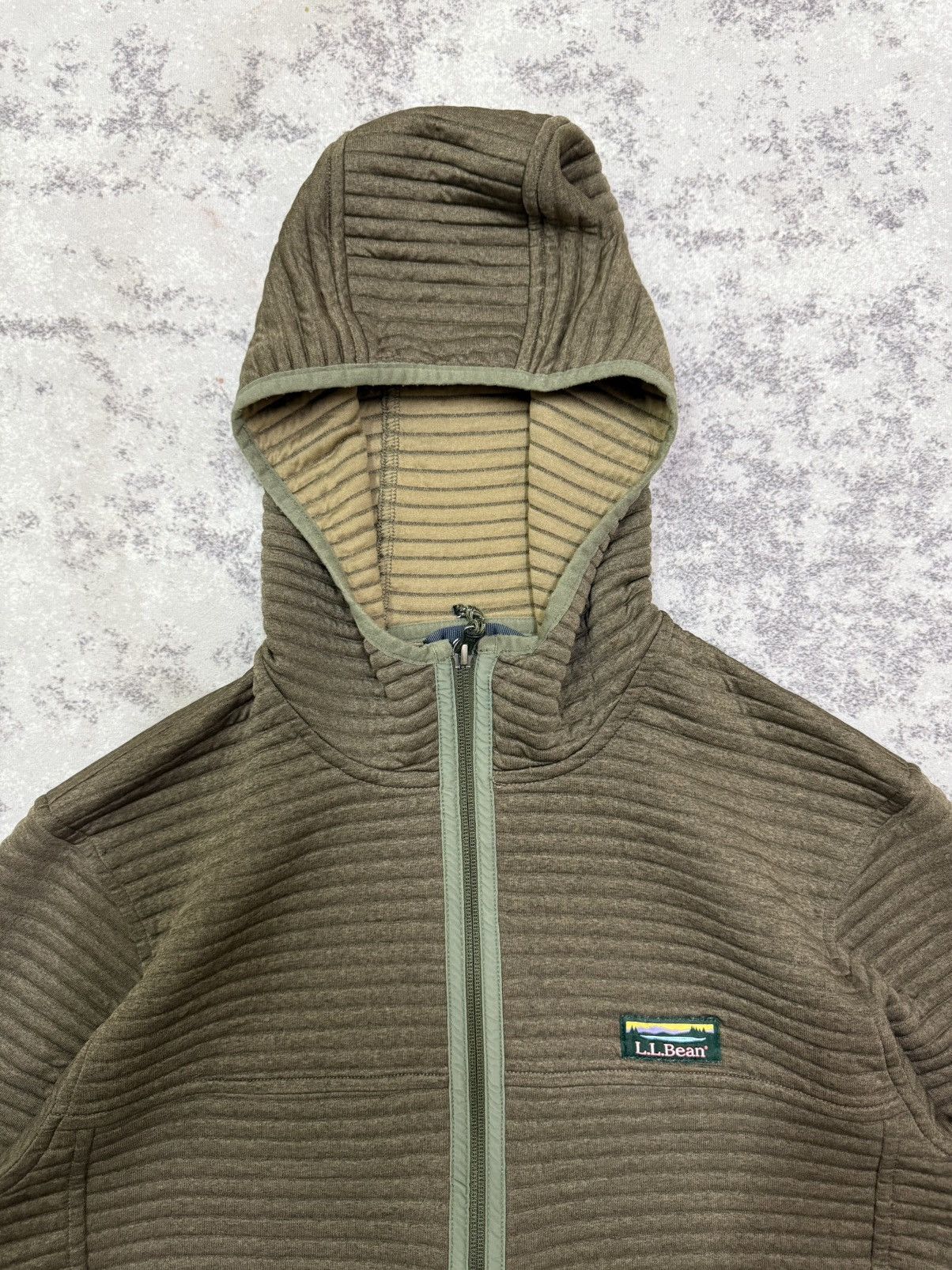 L.L. Bean L.L Bean Slightly Fitted Quilted Zip Up Outdoor Sweater Size US S / EU 44-46 / 1 - 4 Thumbnail