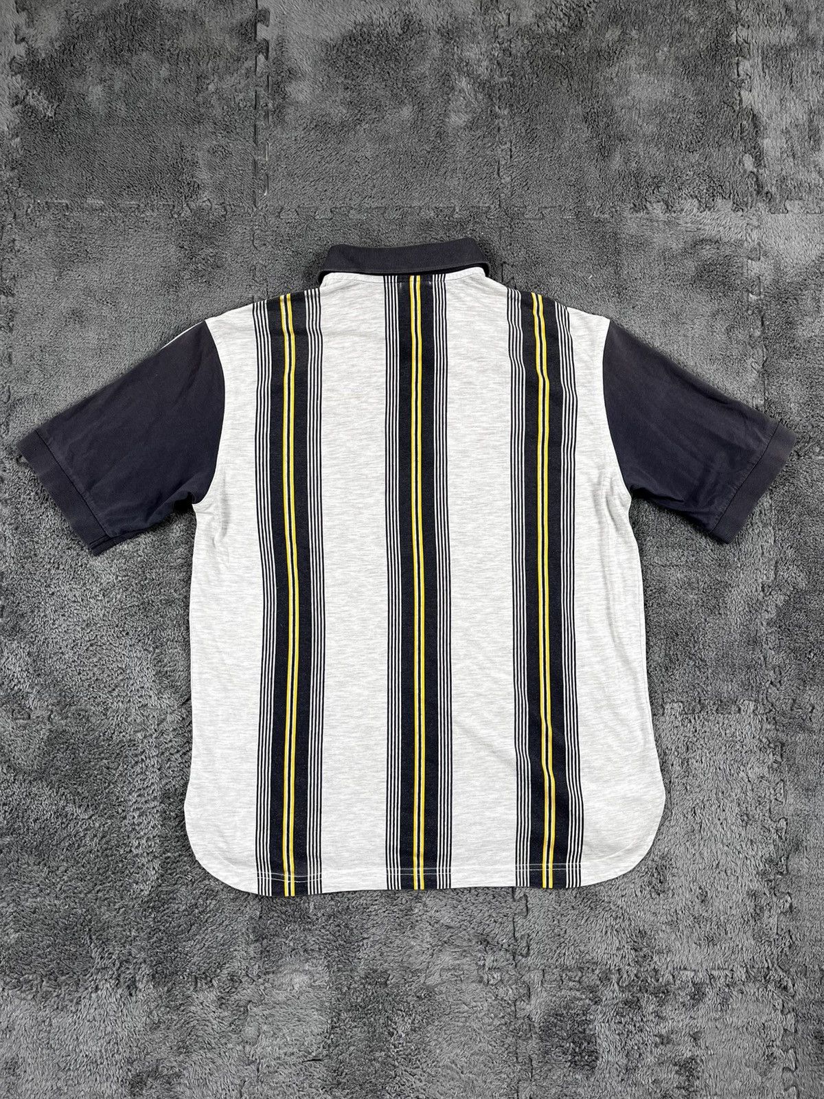 Diadora Vintage 00s Diadora Stripes Striped Polo streetwear M Size US M / EU 48-50 / 2 - 10 Thumbnail