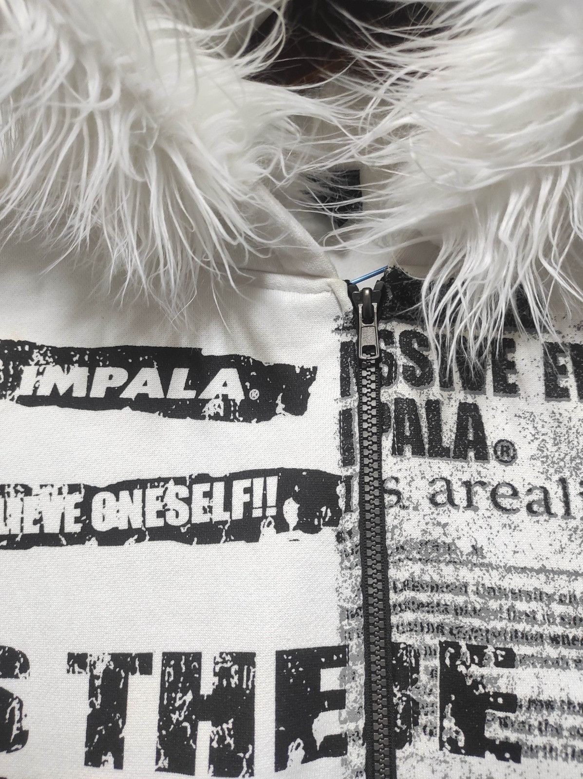 Japanese Brand Impala Poem zip fur hoodie ifsix LGB style Size US L / EU 52-54 / 3 - 7 Thumbnail