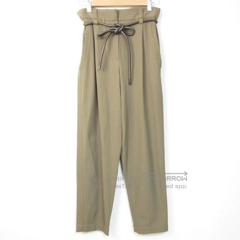 Brunello Cucinelli Brunello Cucinelli High-waisted Tapered Puff Pants Size 24" / US 00 / IT 34 - 1 Thumbnail