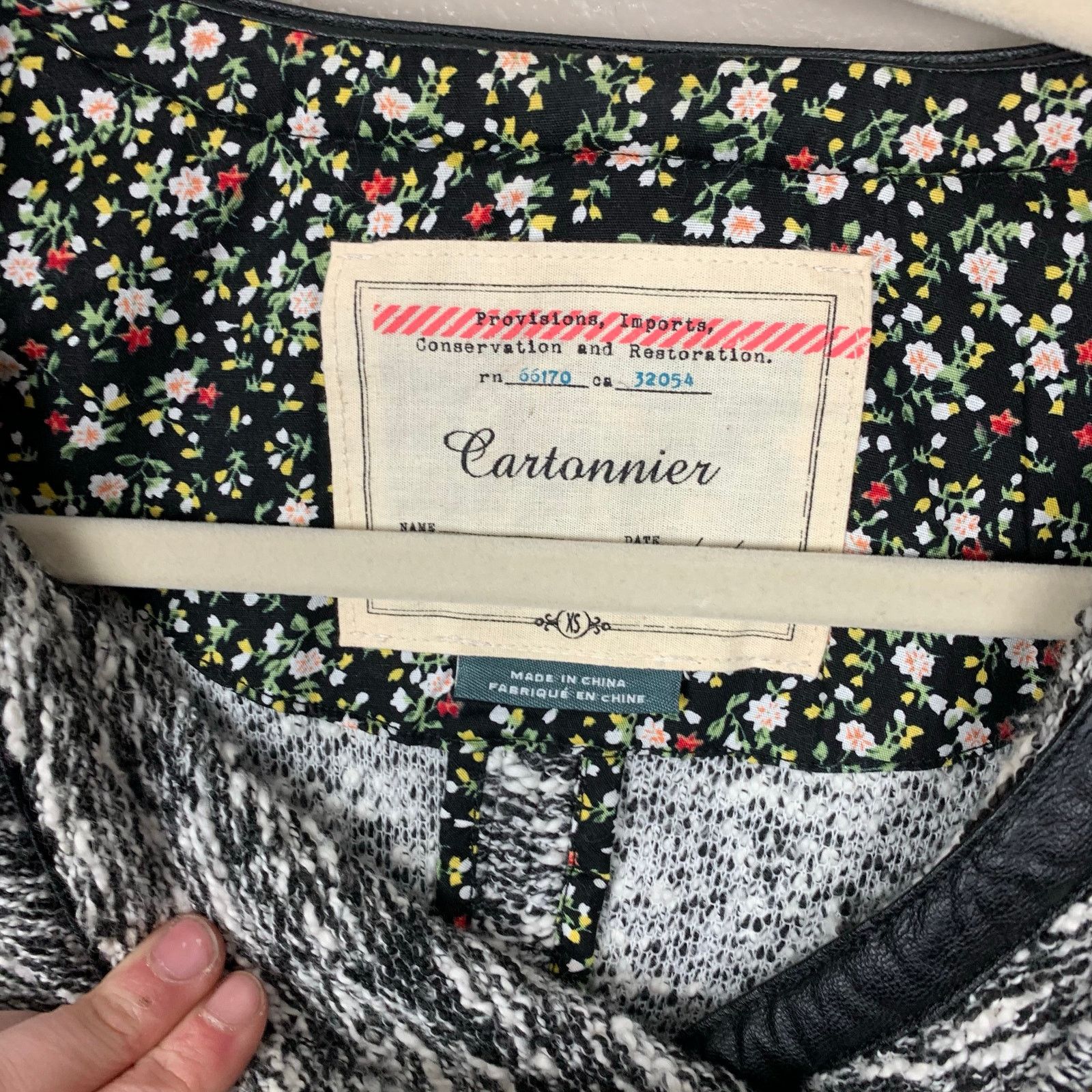 Anthropologie Cartonnier Anthropologie Gray Knit Jacket Women’s Small Size S / US 4 / IT 40 - 3 Thumbnail
