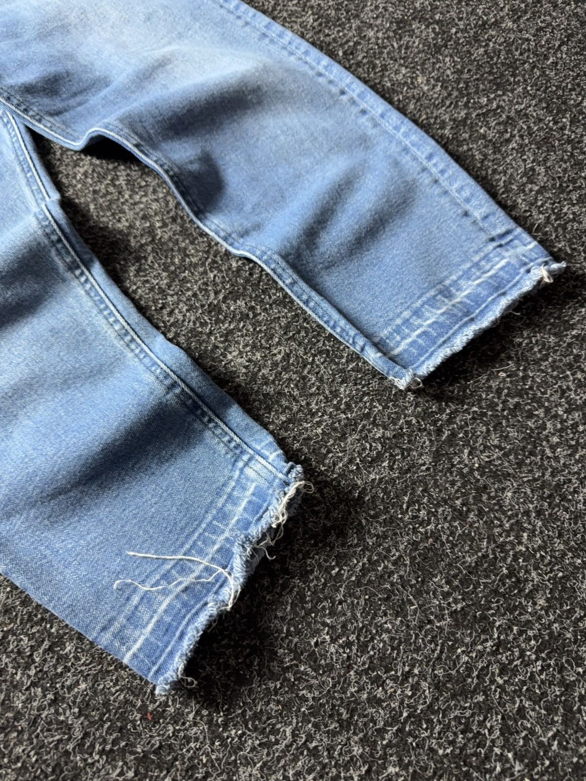 Diesel Luxury 00s Diesel Tapered Jeans Cropped Vintage Y2K Denim Size 30" / US 8 / IT 44 - 3 Thumbnail
