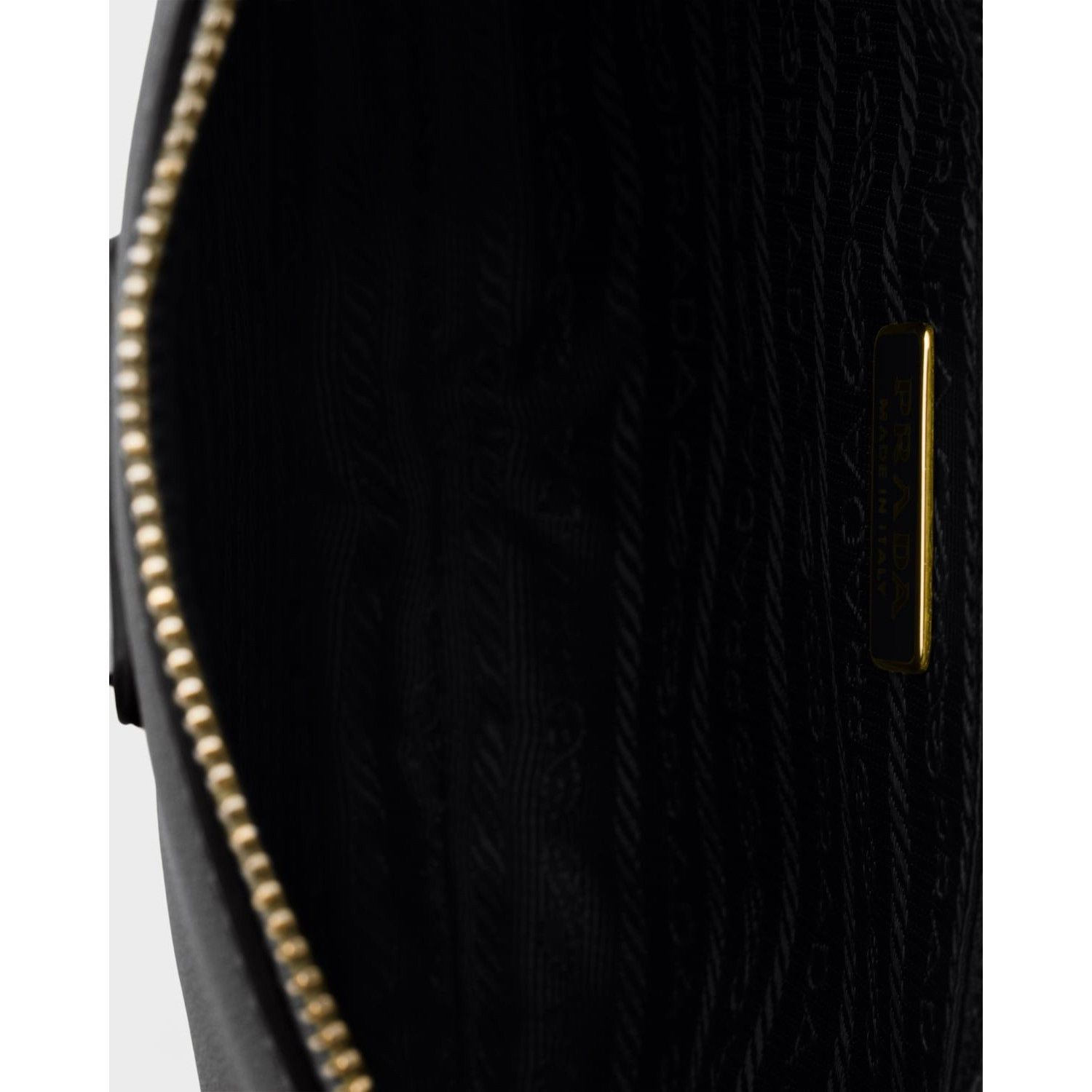 Prada PRADA $1950 Black Leather Pouch Bag New & Authentic Size ONE SIZE - 4 Thumbnail