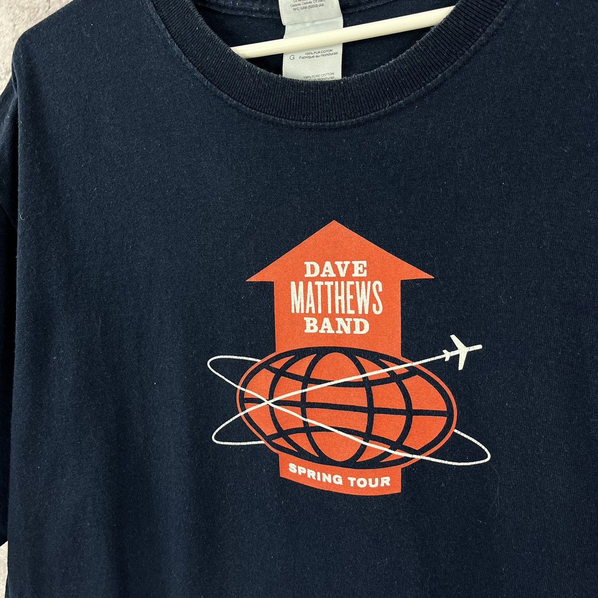 Band Tees Dave Matthews Band Spring Tour 07 Rock T-Shirt Navy Size L Size US L / EU 52-54 / 3 - 5 Thumbnail