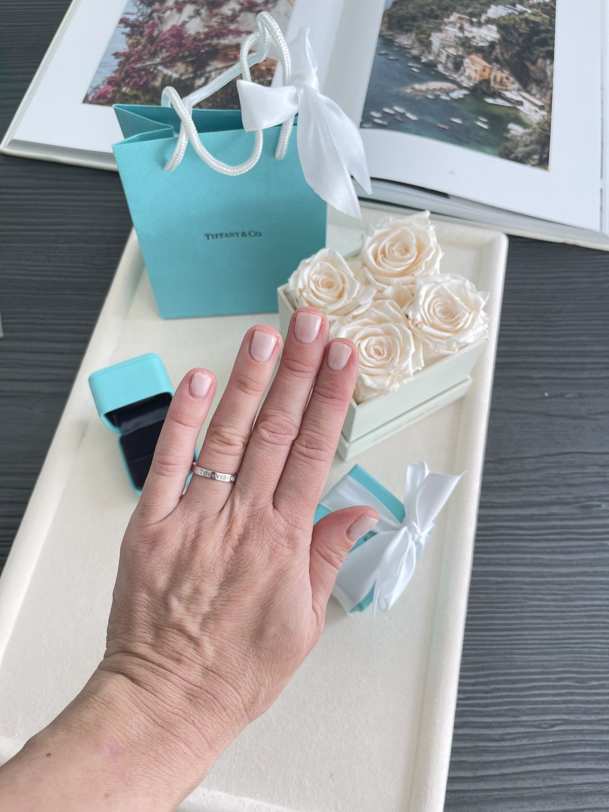 Tiffany & Co. Tiffany & Co. Band Ring in Platinum Diamond 5.5 NEW $2400 Size ONE SIZE - 3 Thumbnail