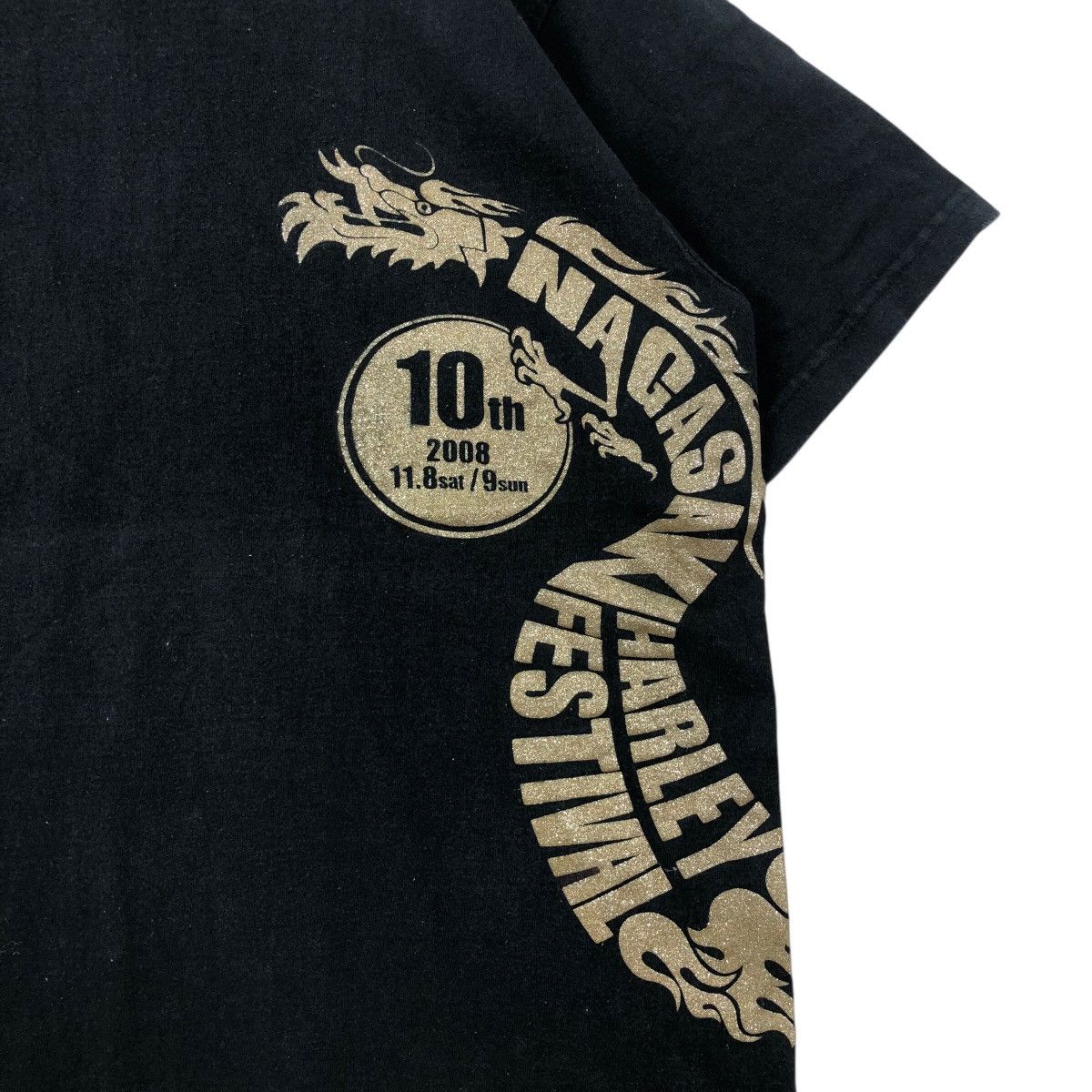 Harley Davidson HARLEY DAVIDSON Nagasaki Festival Tee Shirt Size US XL / EU 56 / 4 - 3 Thumbnail