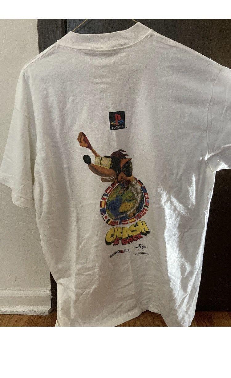 Playstation Vintage 1997 Crash Bandicoot 2 PS1 Promo Shirt L Size US L / EU 52-54 / 3 - 3 Thumbnail