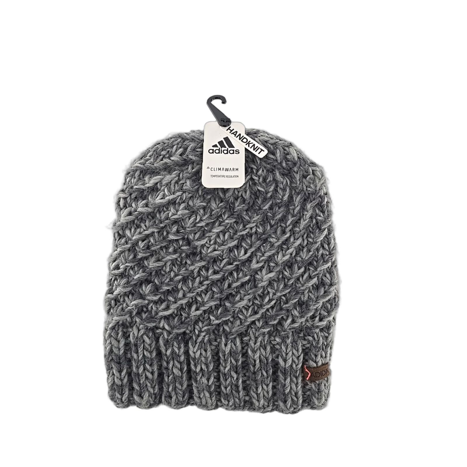 Adidas VINTAGE Adidas Beanie Adult Unisex One Size Grey Knit Winter Hat 5146589 New With Tags Size ONE SIZE - 1 Thumbnail