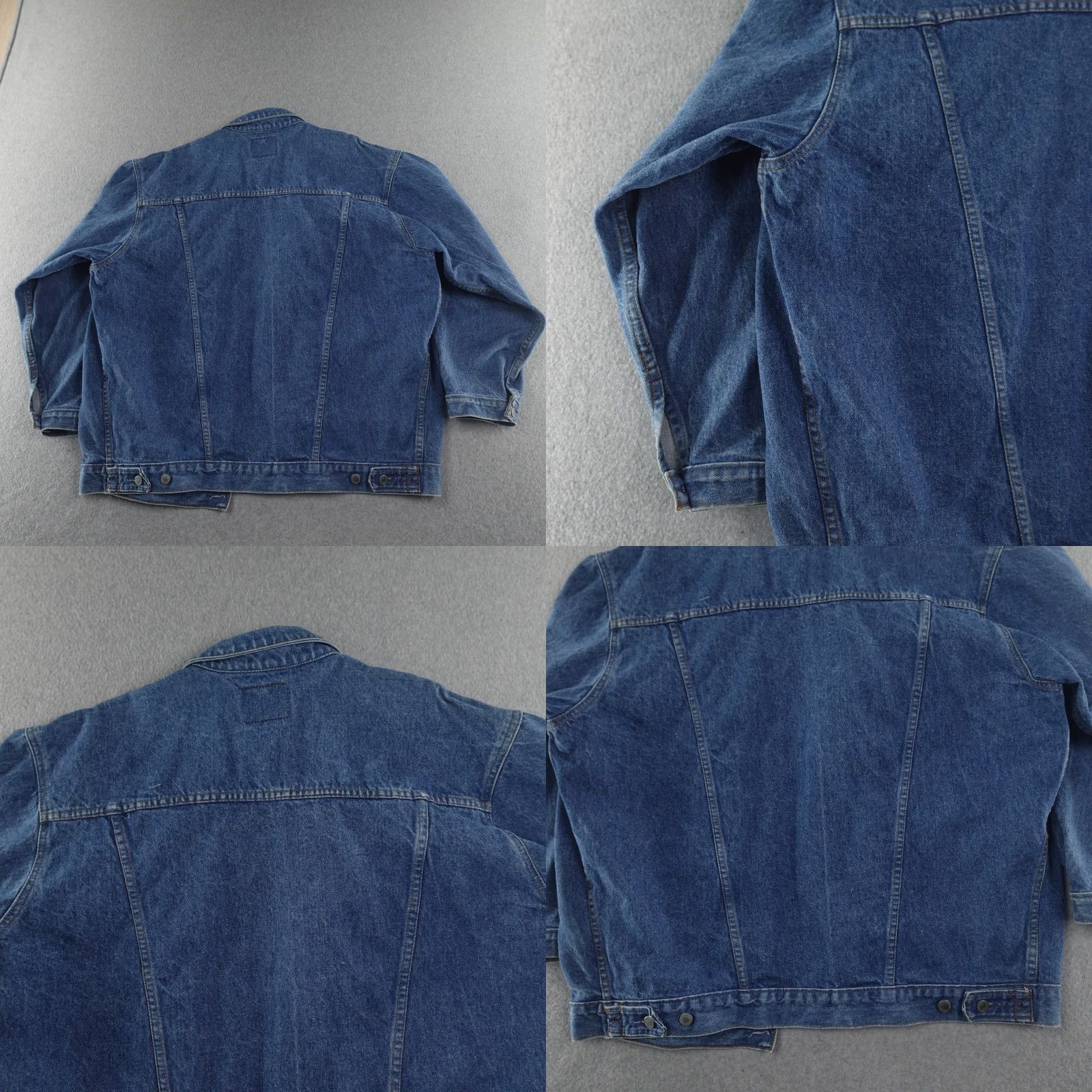 Gap VINTAGE GAP Jacket Mens XL Trucker Denim Blue 90s Motorcycle Style Size XL (27X28) MEASUREMENTS ARE PROVIDED IN PICTURES Womens, Mens Size US 36 / EU 52 - 8 Thumbnail