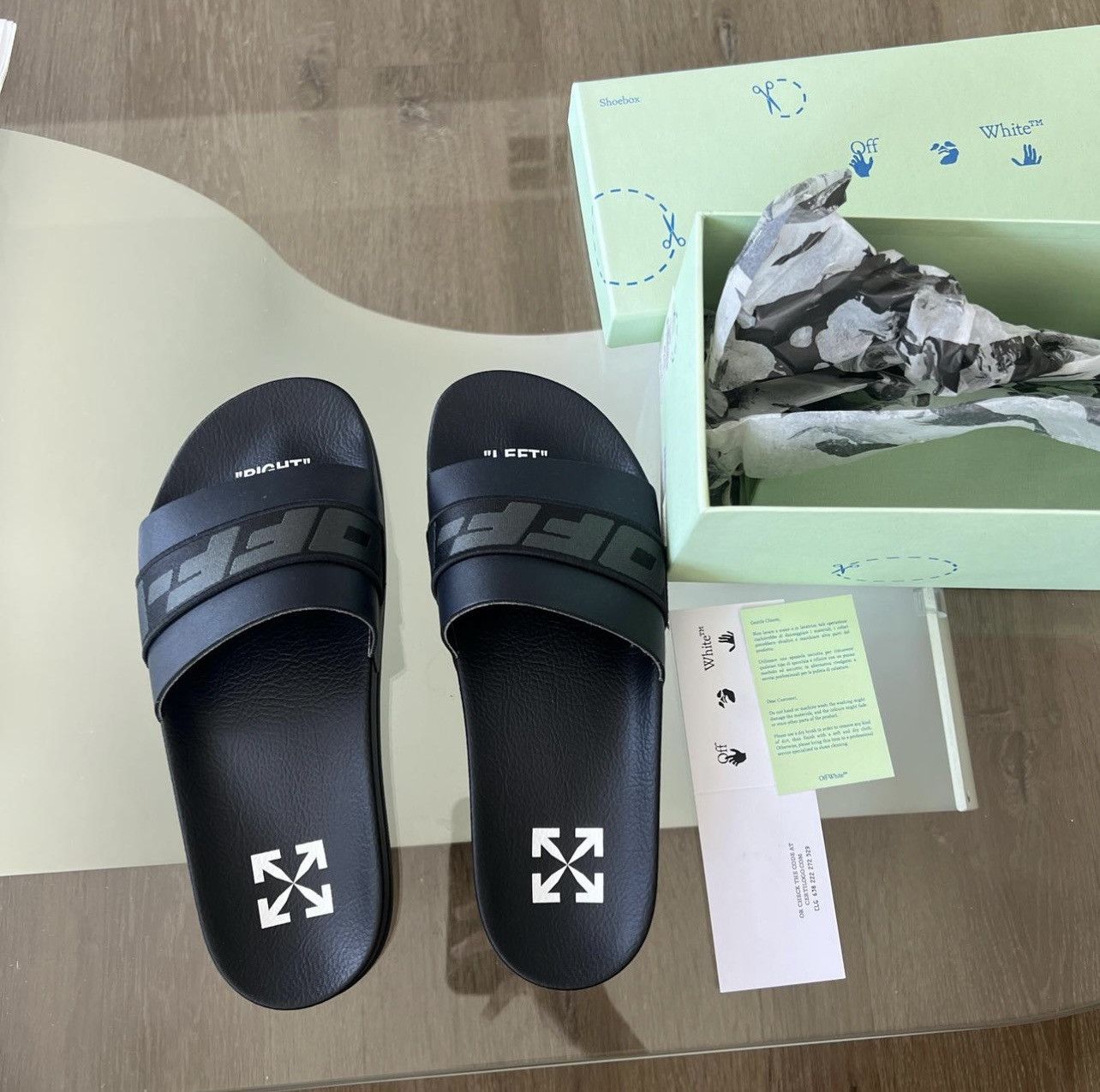 ★季節に最適快適!OFF-WHITE INDUSTRIAL BELT FLIP FLOP OFF-WHITE Industrial Belt Flip Flop Black Orange Men's