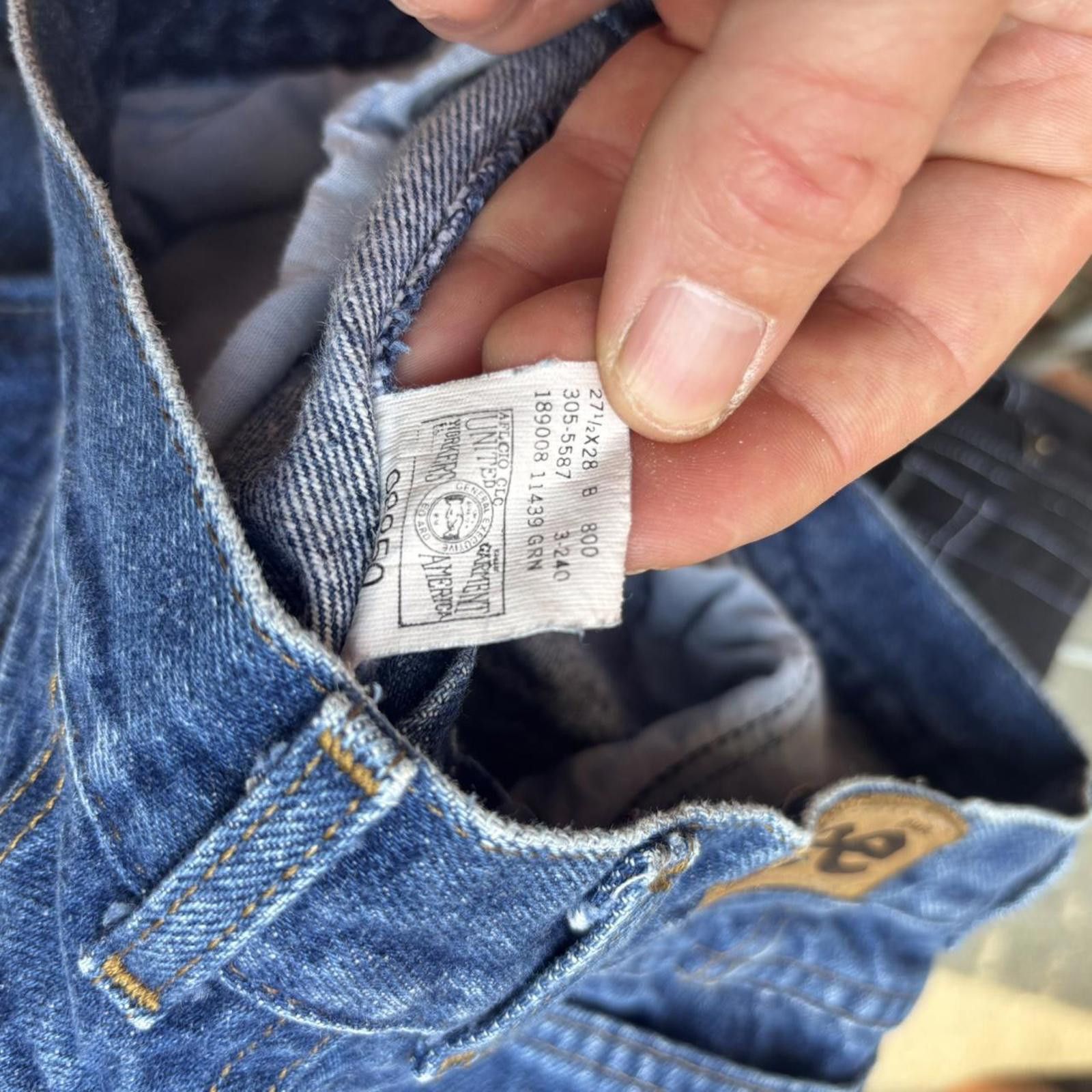Lee vintage Lee riders jeans 80s/90s 10/26x25 Size 32" / US 10 / IT 46 - 7 Thumbnail