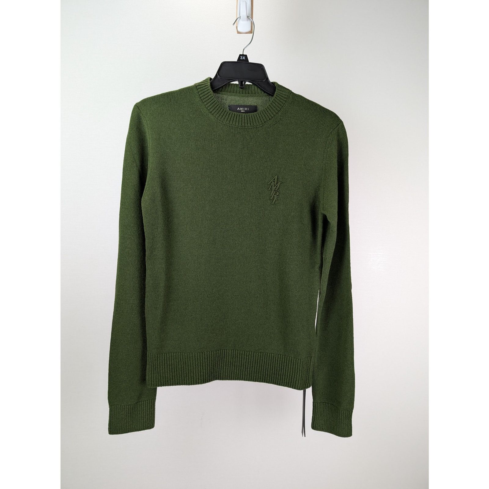 Amiri o1rshd1 Amiri Stack Crewneck Sweatshirt in Spindle Tree Size US XL / EU 56 / 4 - 7 Thumbnail