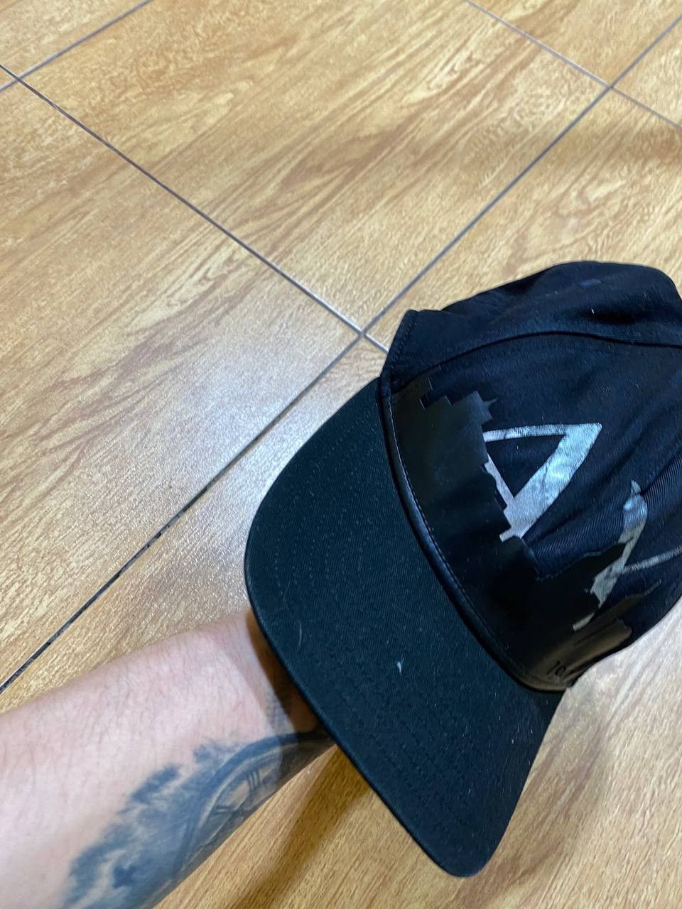 Armani Exchange Vintage Armani Exchange Faded Cap Hat Size ONE SIZE - 5 Thumbnail
