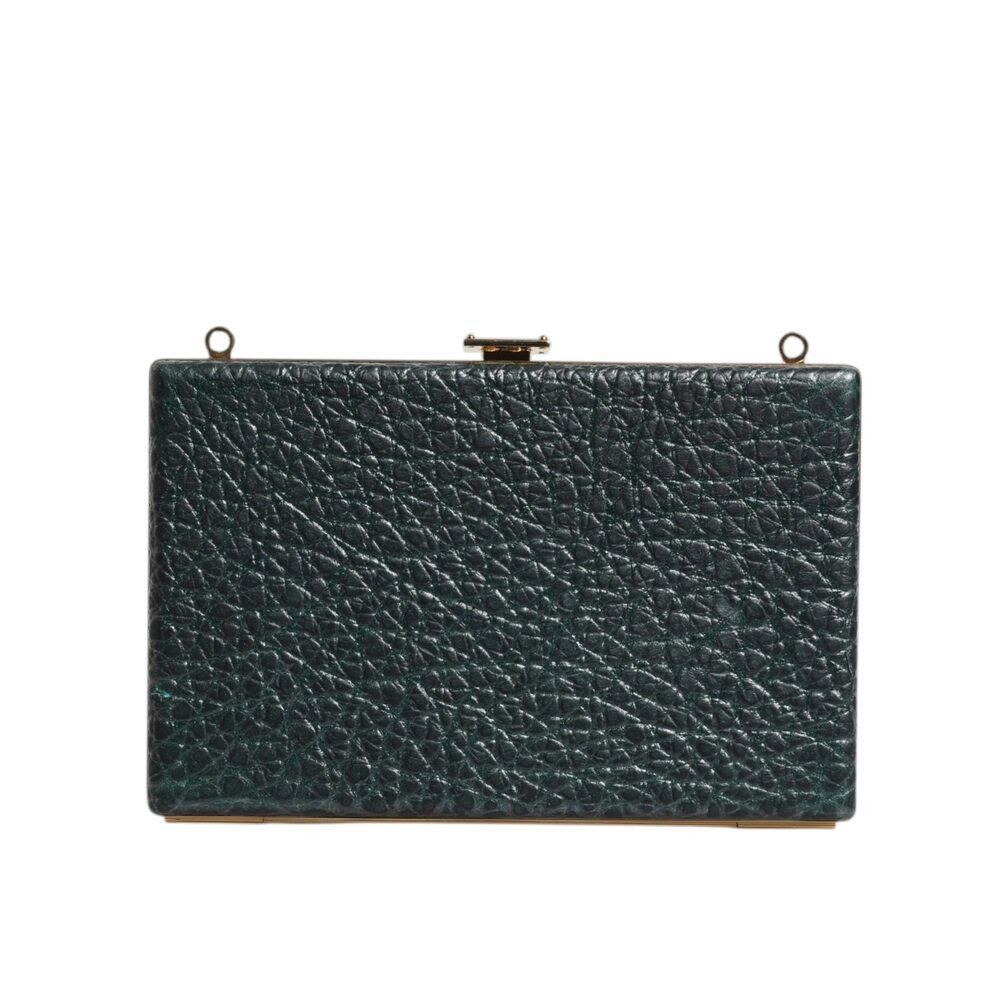 Dolce & Gabbana Dolce & Gabbana Black Leather Clutch Evening Crossbody Bag W Size ONE SIZE - 1 Thumbnail
