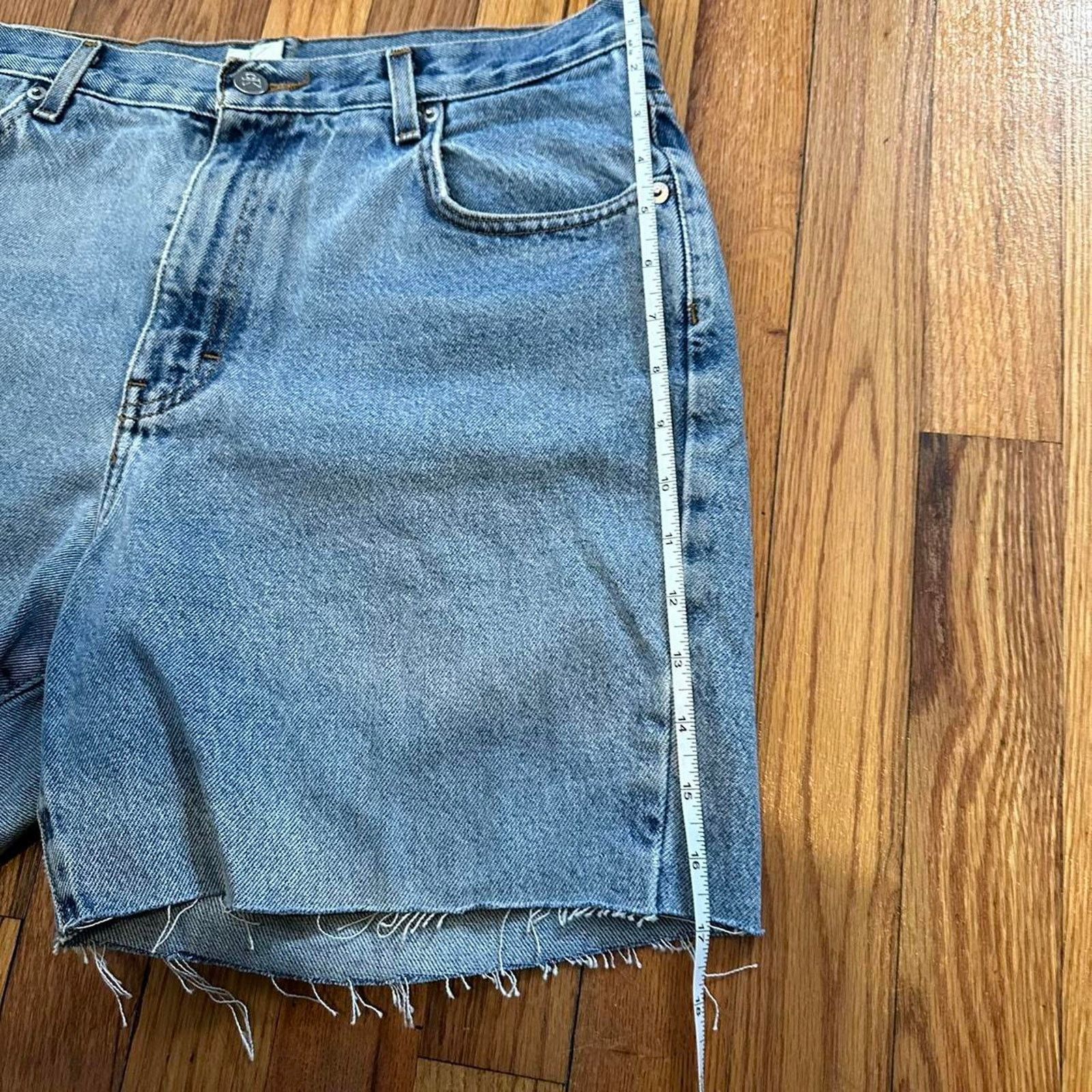 Calvin Klein × Vintage Vintage Calvin Klein Jeans Denim Cut Off Shorts size 32” Size 32" / US 10 / IT 46 - 8 Thumbnail
