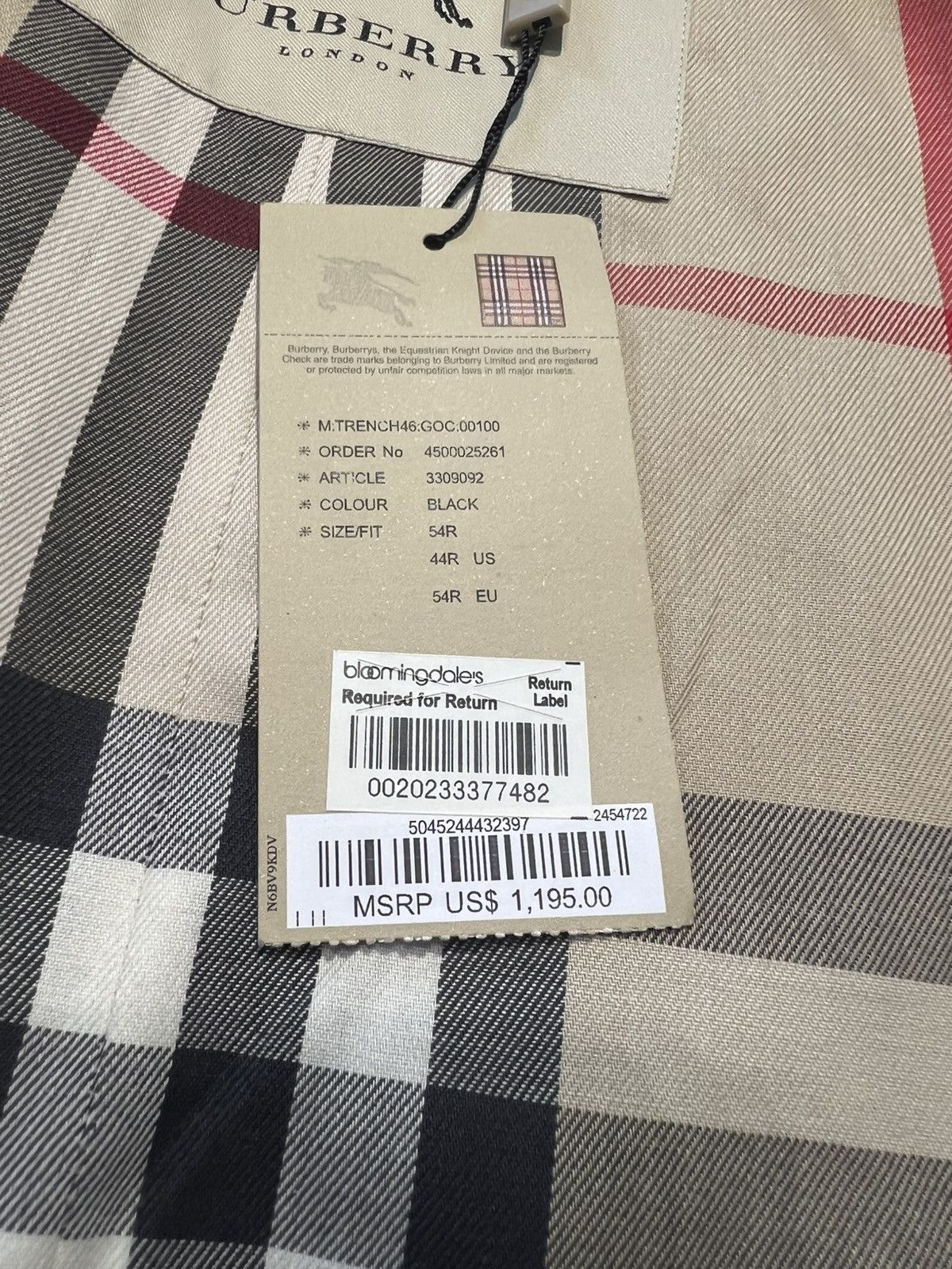 Burberry × Vintage Burberry Size L / US 10 / IT 46 - 7 Thumbnail