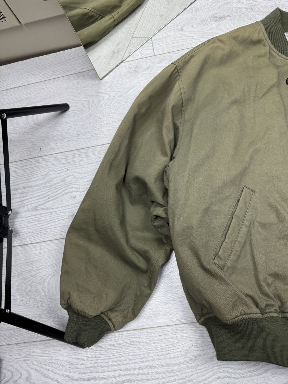 Chevignon × Vintage Chevignon Green Varsity Bomber Embroidered Jacket Size US XXL / EU 58 / 5 - 7 Thumbnail