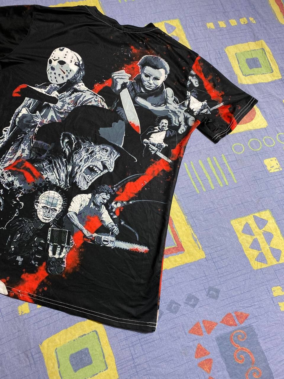 Affliction × Japanese Brand Y2K Affliction Style All Over Print T Shirt Tee Tapout Japan Size US M / EU 48-50 / 2 - 7 Thumbnail