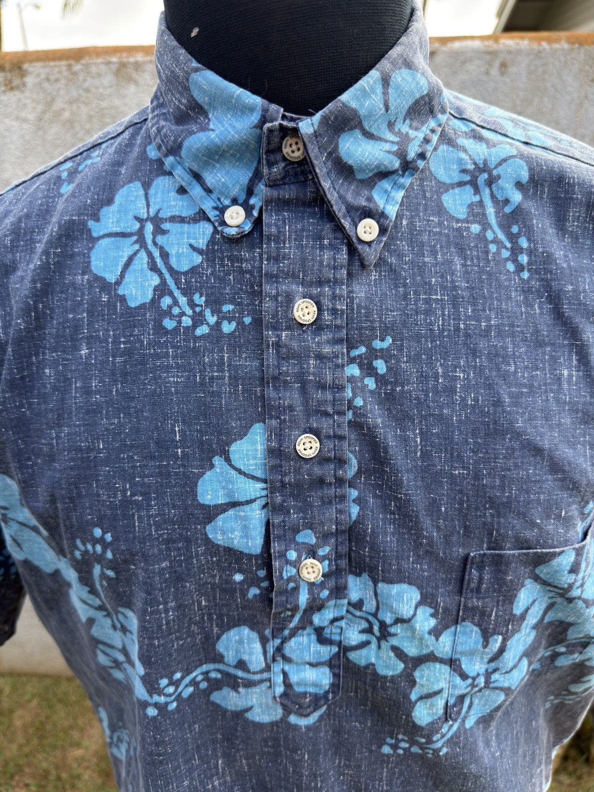 Reyn Spooner PreOwned Reyn Spooner Blue Hawaiian Print Men's M Size US M / EU 48-50 / 2 - 3 Thumbnail