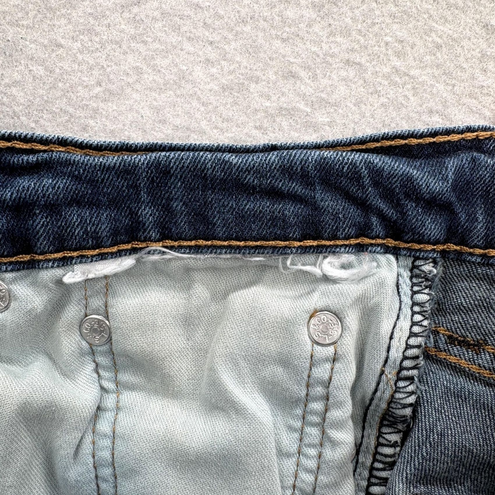 Levi's Levi's 511 Jeans Slim Straight Denim 29x32 Blue Medium Wash Mens Pants Size US 29 - 3 Thumbnail