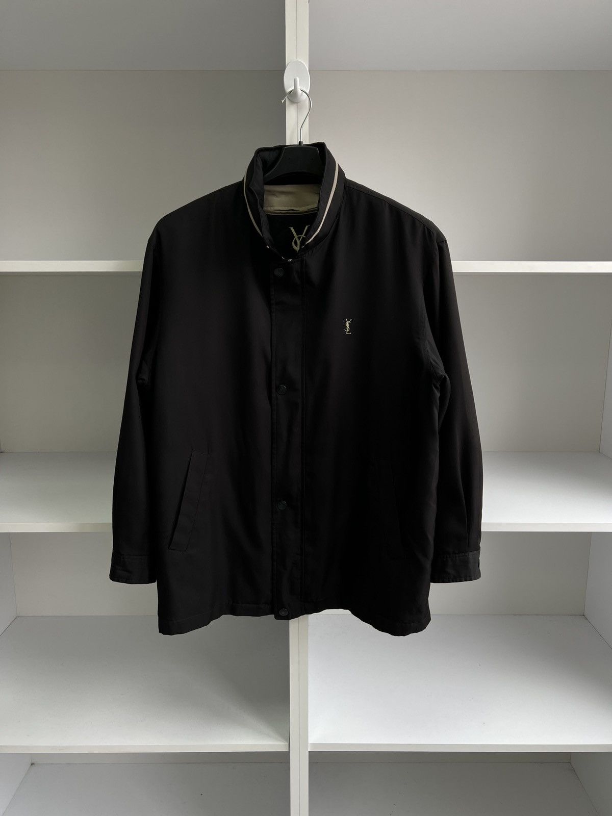 Vintage × Yves Saint Laurent Vintage Yves Saint Laurent Coat with vest YSL Size US L / EU 52-54 / 3 - 3 Thumbnail