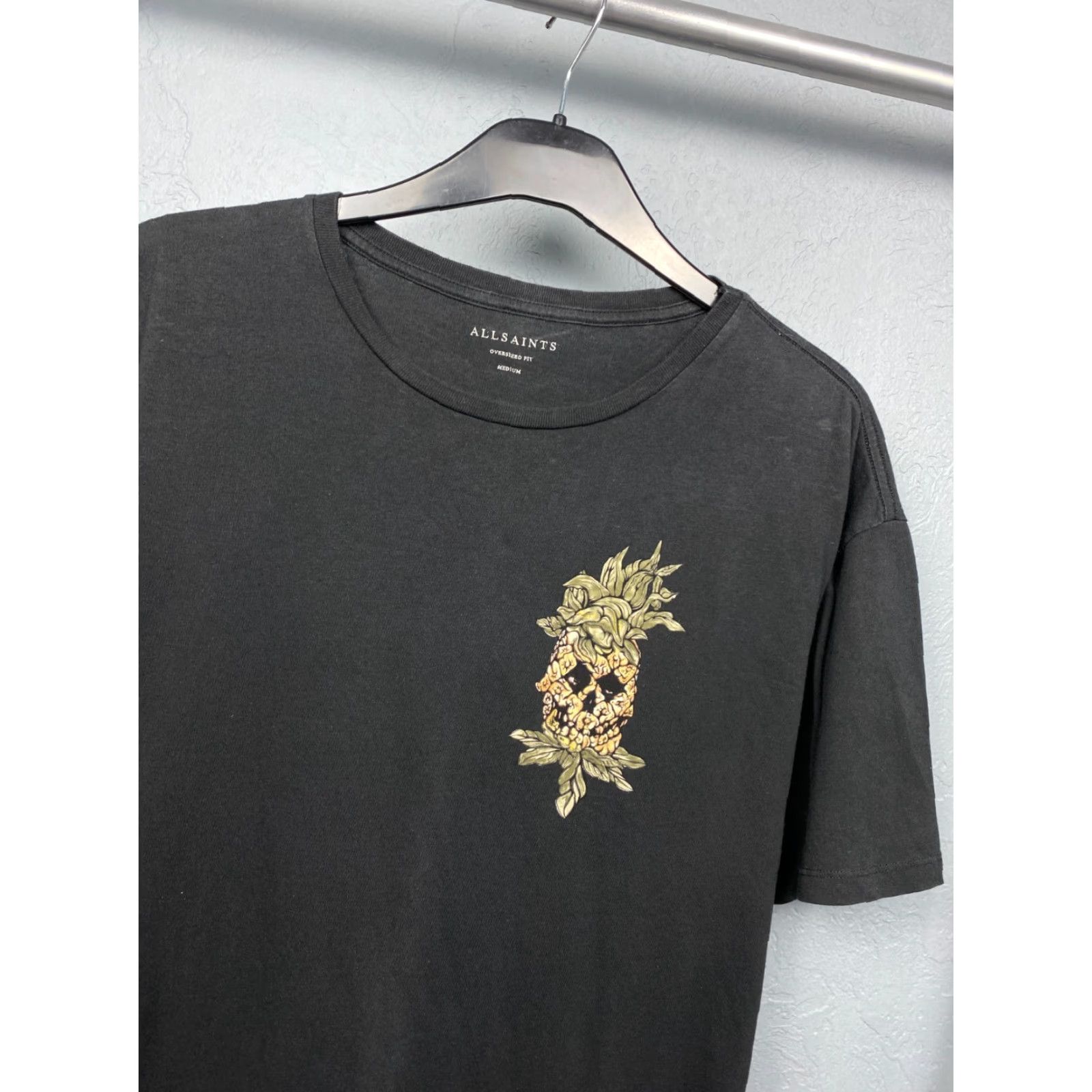 Allsaints Allsaints Mens Fineapple Switch Crew Neck T-Shirt M Black Shirt Mens Size M Size US M / EU 48-50 / 2 - 4 Thumbnail