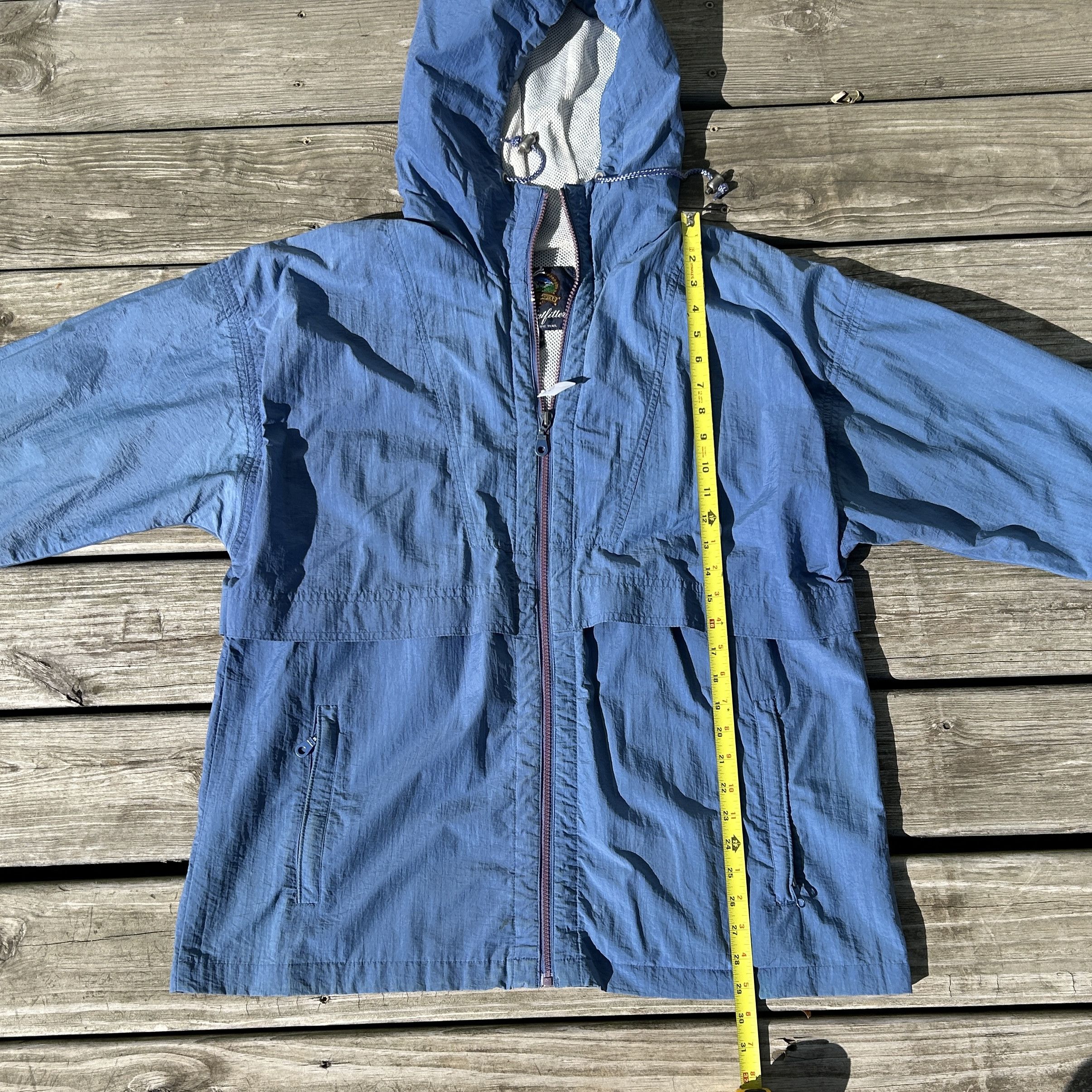 PERSON'S Pierson's Light Blue Raincoat Size US M / EU 48-50 / 2 - 6 Thumbnail