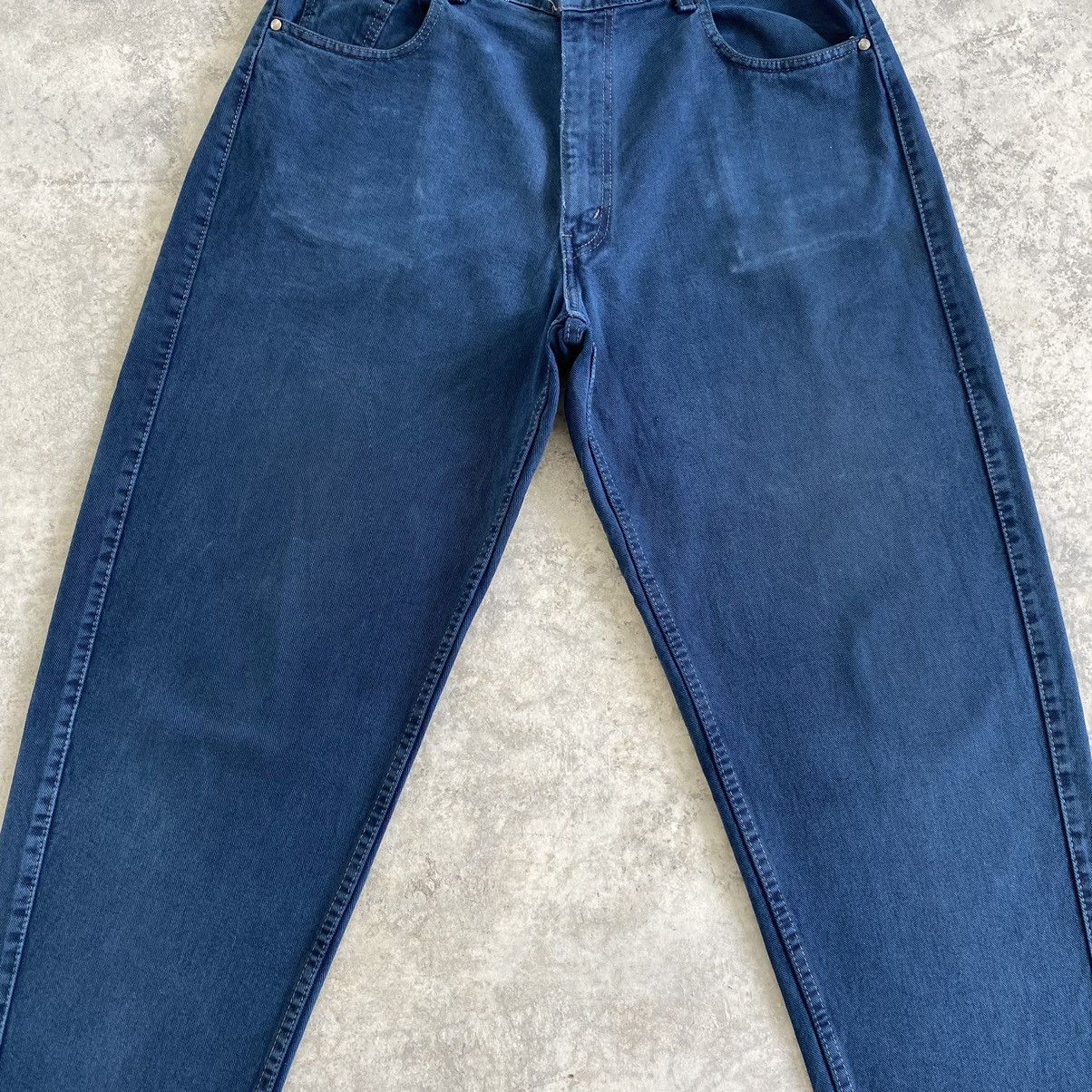 Levi's VTG 1992 Levi’s Silvertab Faded Midnight Blue Baggy Denim Size US 35 - 4 Thumbnail