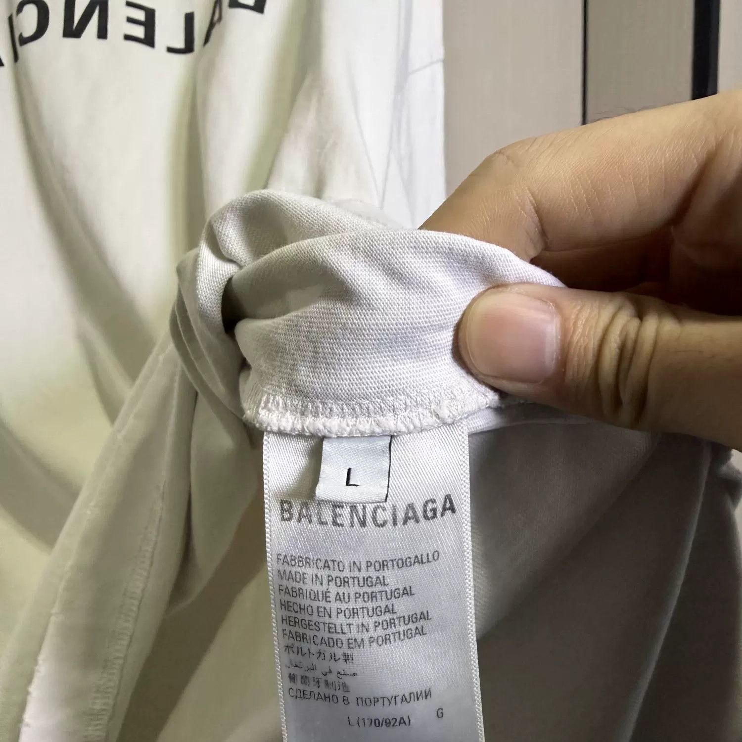 Balenciaga balenciaga oversized short sleeve t-shirt Size US L / EU 52-54 / 3 - 5 Thumbnail