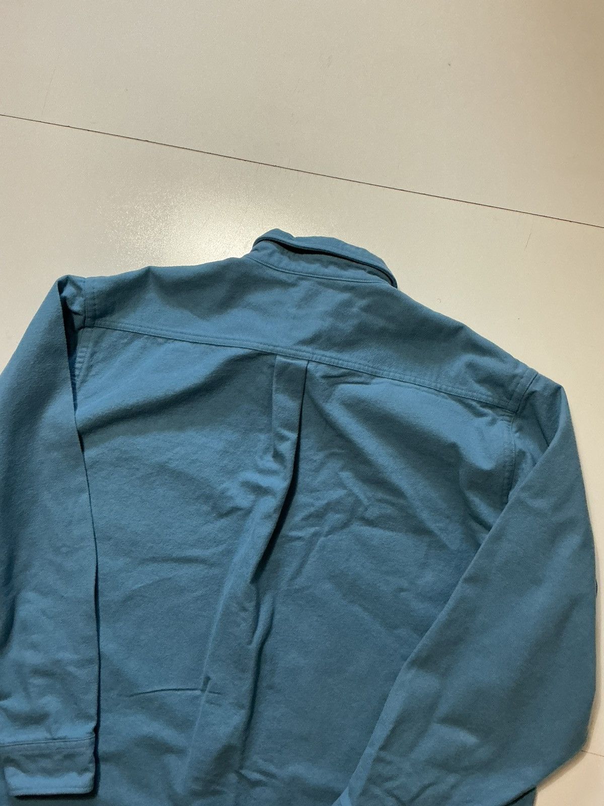 L.L. Bean L.L. Bean Chamois Cloth Flannel Button Front L/S Shirt Size US XXL / EU 58 / 5 - 4 Thumbnail