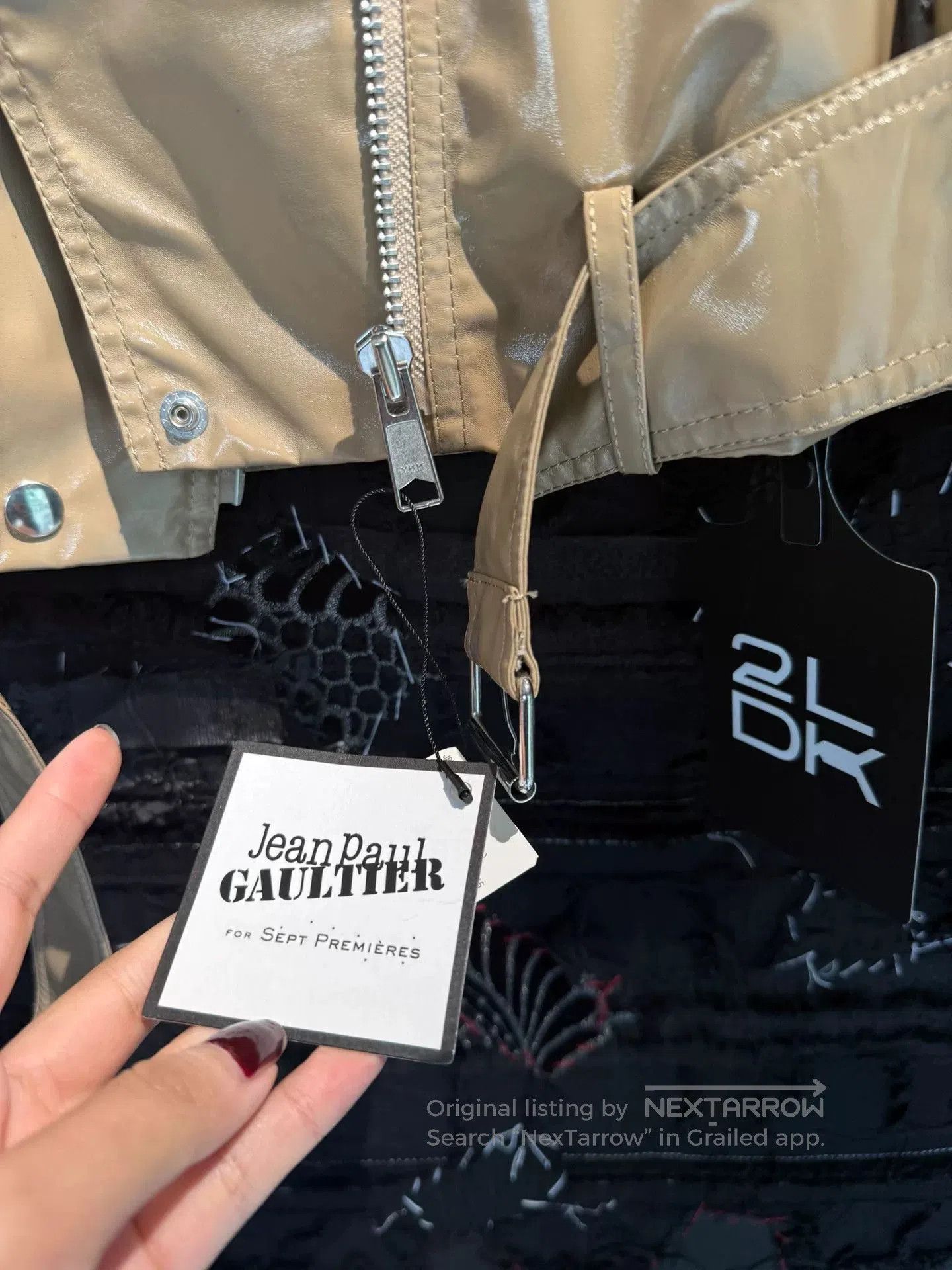 Jean Paul Gaultier Jean Paul Gaultier Glossy Leather Jacket. Size S / US 4 / IT 40 - 6 Thumbnail