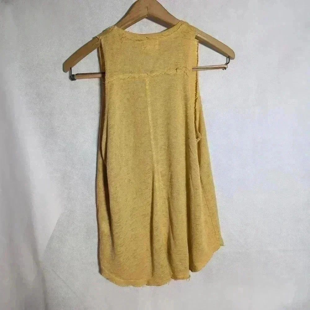 Designer PST Los Angeles Yellow Rough woven tank top size M Size M / US 6-8 / IT 42-44 - 3 Thumbnail