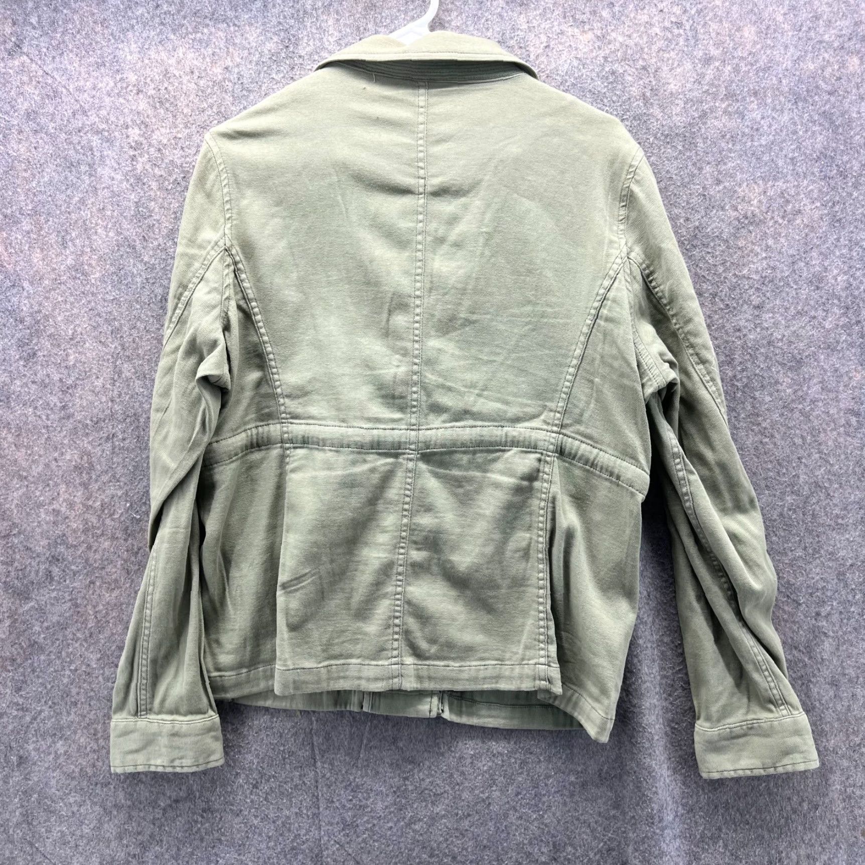 Tommy Hilfiger Tommy Hilfiger Jacket Women Large Military Field Olive Green Pockets Canvas Size L / US 10 / IT 46 - 2 Thumbnail