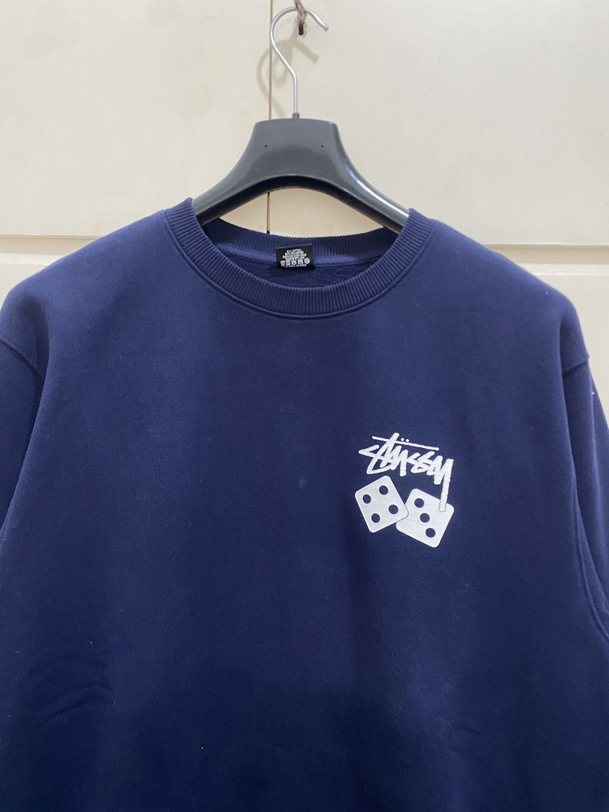 Stussy Stüssy Dadi sweatshirt, size XL, blue, with print, used Size US XL / EU 56 / 4 - 3 Thumbnail