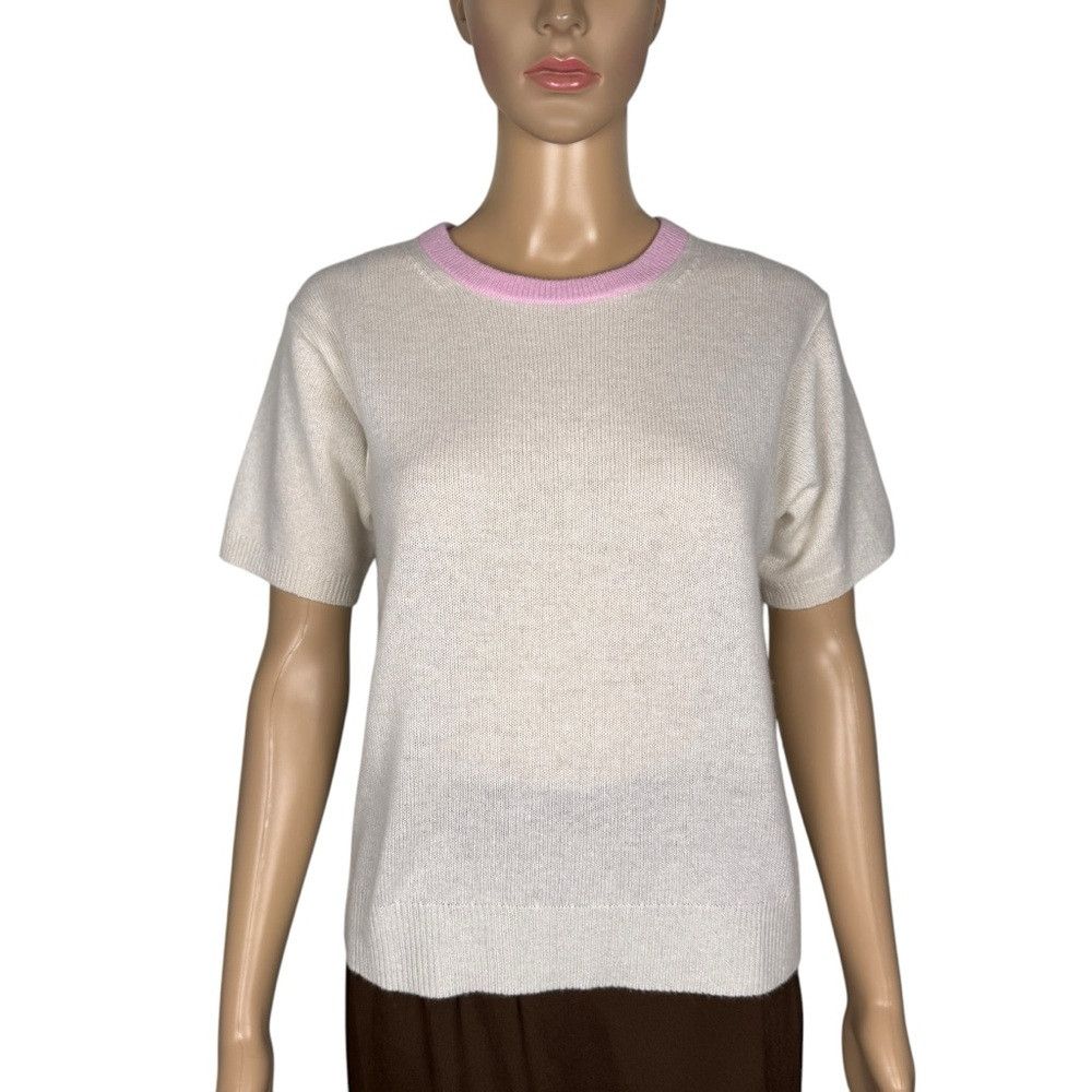 Other NWT New NoName Phoebe Short Sleeve Cashmere Top Sweater Siz Size M / US 6-8 / IT 42-44 - 1 Thumbnail