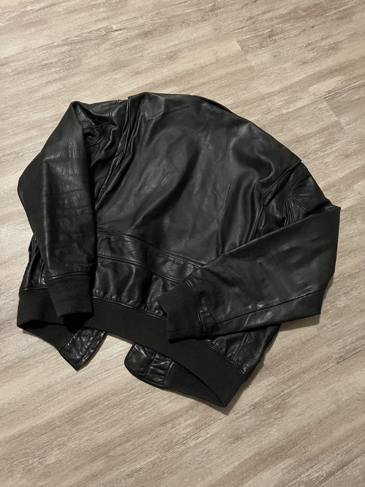 Other Leather Jacket Vintage Size US XL / EU 56 / 4 - 4 Thumbnail