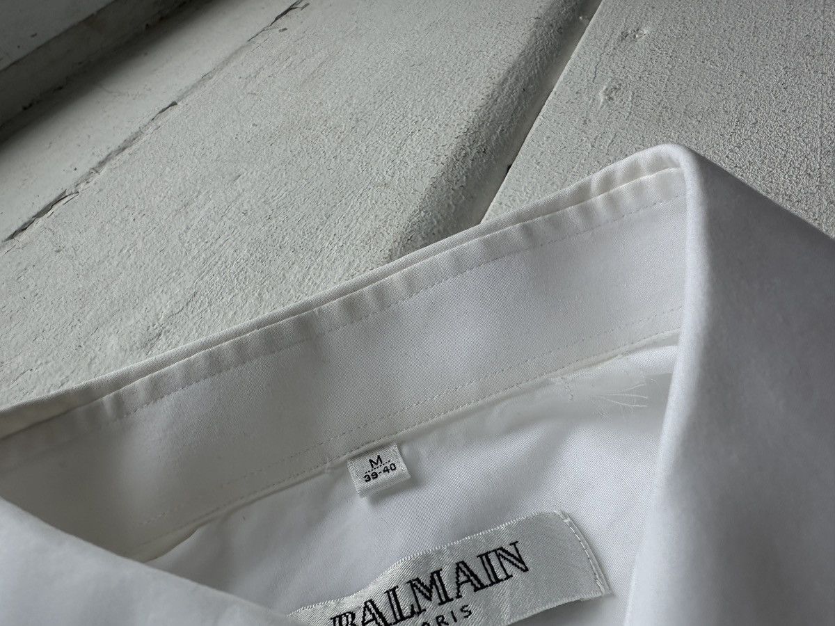 Balmain BALMAIN 🚨 WHITE SHIRT BASIC LUXURY OLD MONEY Size US M / EU 48-50 / 2 - 7 Thumbnail