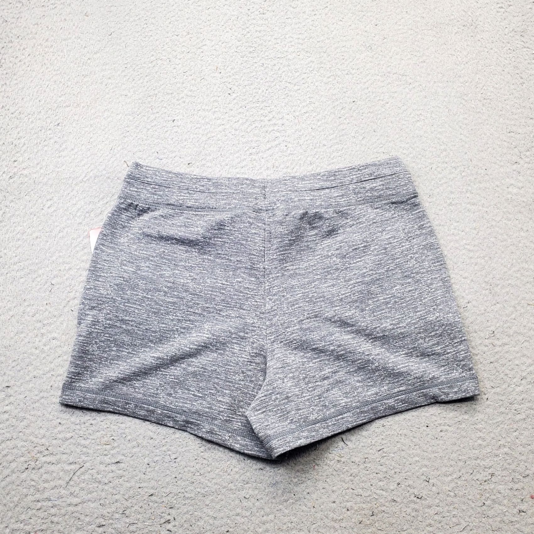 Vintage 32 Degree Cool Fleece Shorts Womens M Gray Stretch Drawstring Pockets -- Adult Womens, Regular, Summer, Activewear Size 32" / US 10 / IT 46 - 2 Thumbnail