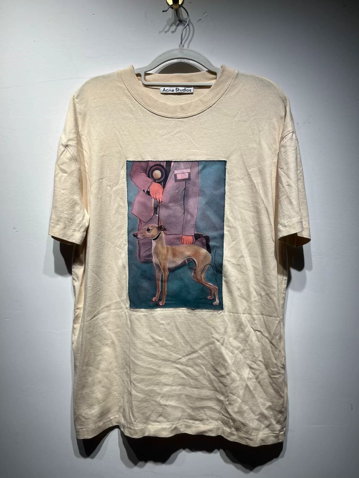 Acne Studios Acne Studios Printed Graphic White T-Shirt S Women Size S / US 4 / IT 40 - 1 Thumbnail