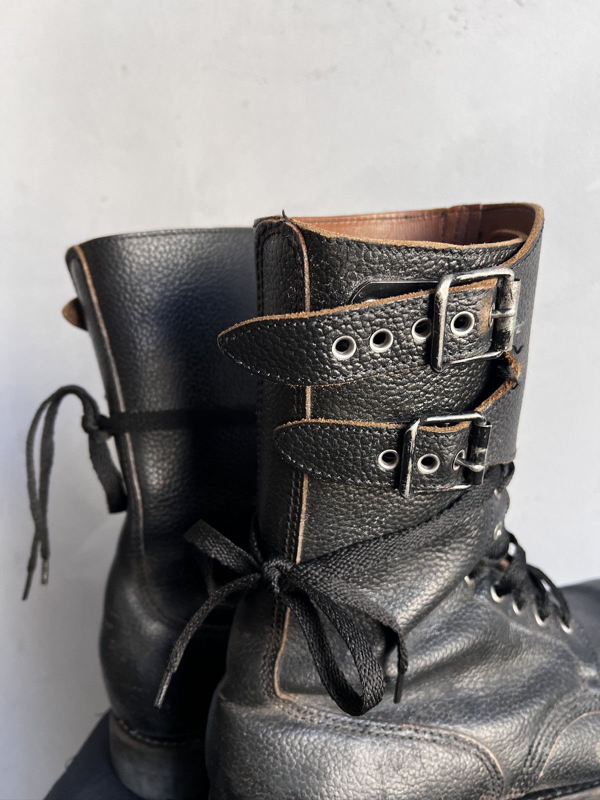 Undercover Undercover ankle army leather platform leather boots y2k Size US 11 / EU 44 - 10 Thumbnail