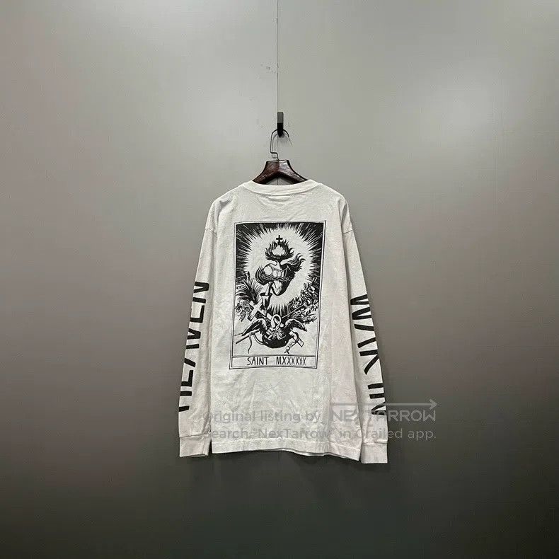 Saint Michael Saint Michael Newspaper print long-sleeve sleeves Size US L / EU 52-54 / 3 - 2 Thumbnail