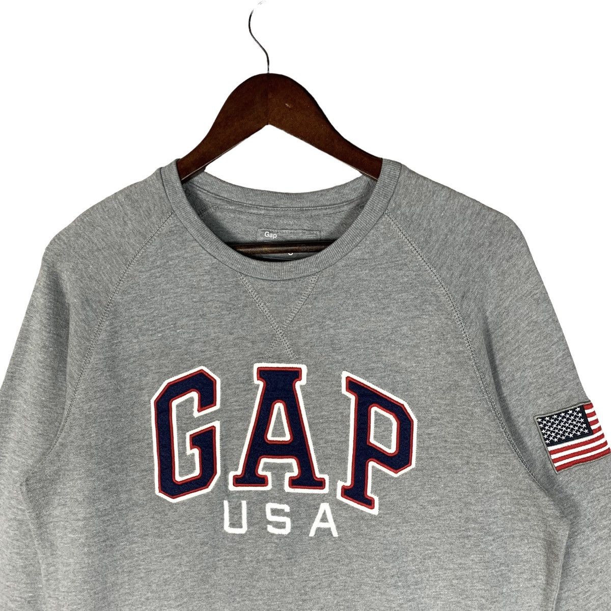 Vintage Vintage Gap Usa Crewneck Sweatshirt Size S Grailed
