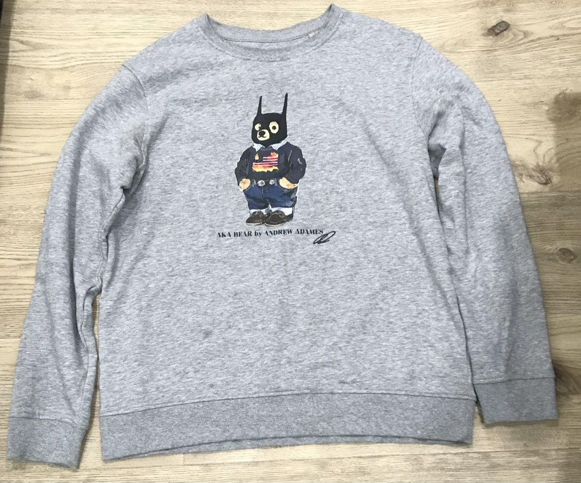 Vintage Aka Bear Bat sweatshirt Size US L / EU 52-54 / 3 - 1 Thumbnail