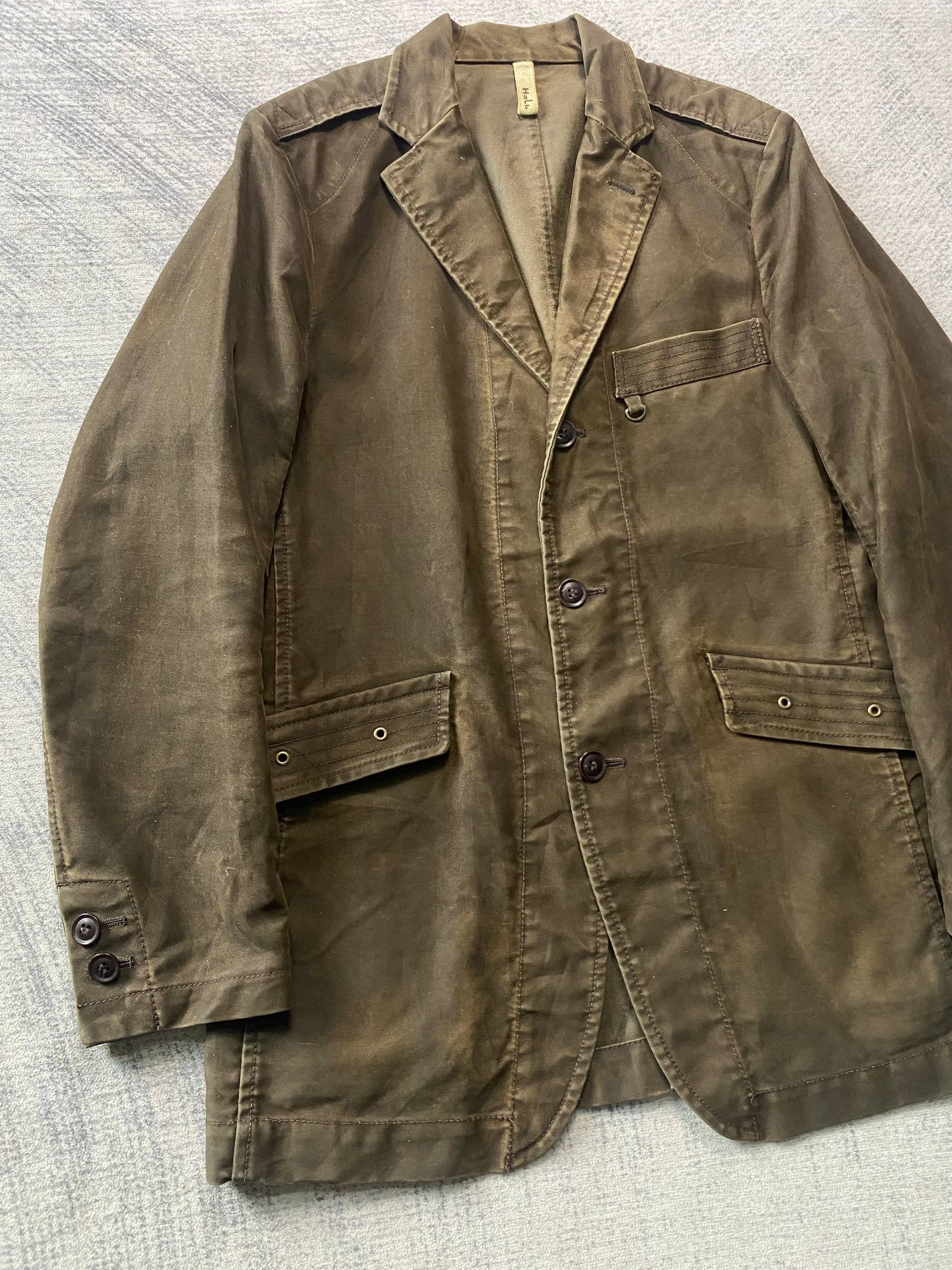 Le Grande Bleu (L.G.B.) Archive HaLb Japan Cotton Twill Military Workwear Jacket Size US S / EU 44-46 / 1 - 6 Thumbnail
