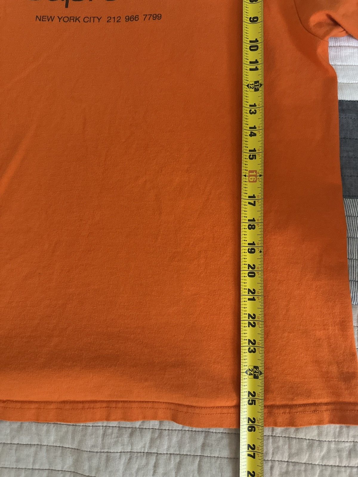 Supreme supreme shop tee orange ss20 Size US M / EU 48-50 / 2 - 7 Thumbnail