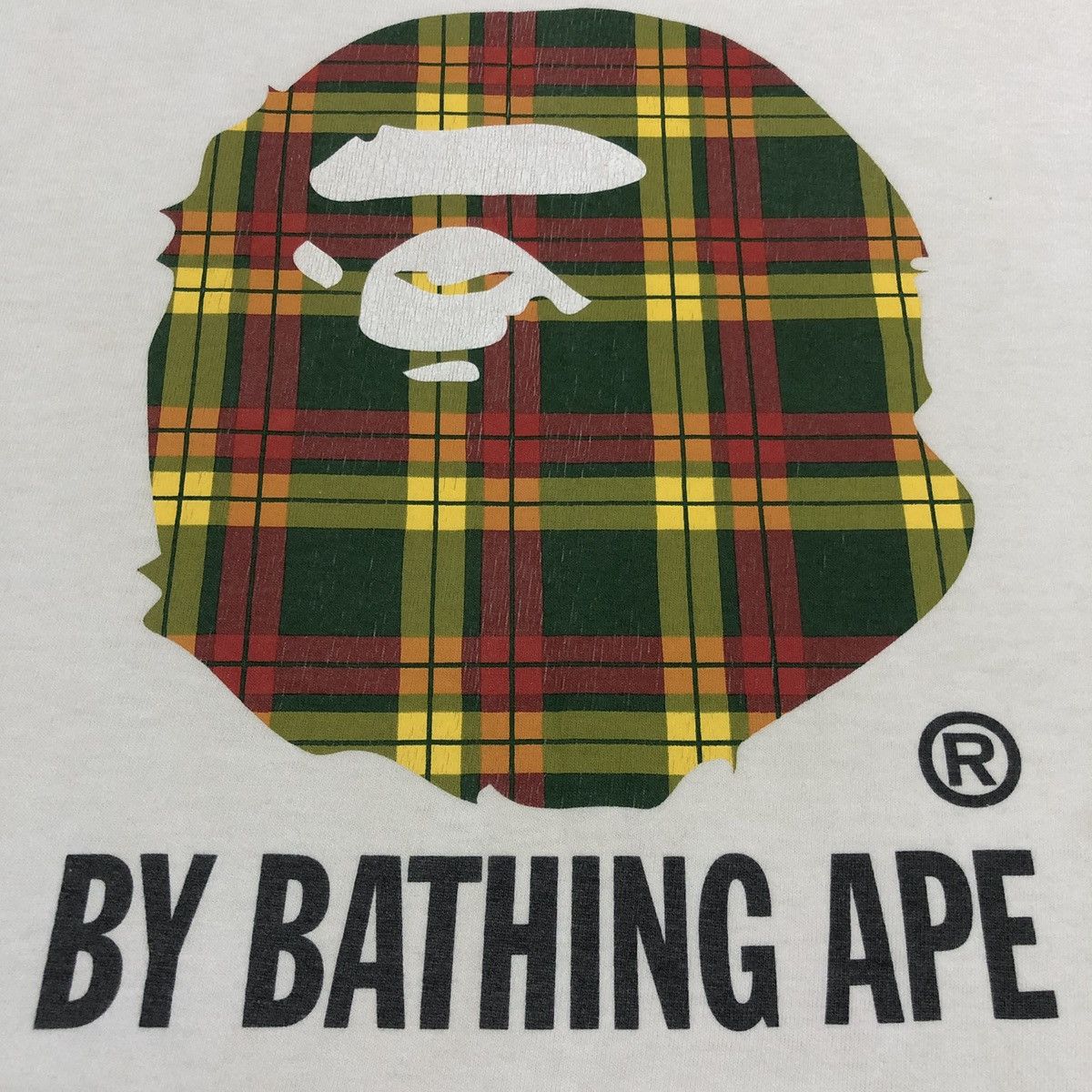 Bape Bape Check By Bathing Ape Tee Size US M / EU 48-50 / 2 - 3 Thumbnail